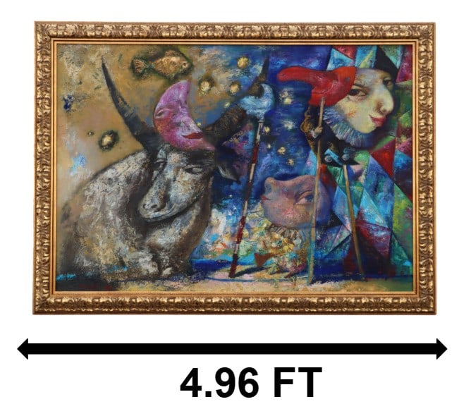 Alexander Kanchik (Born 1959) Russian/Israeli, Surreal Oil on Canvas (1 of 9)