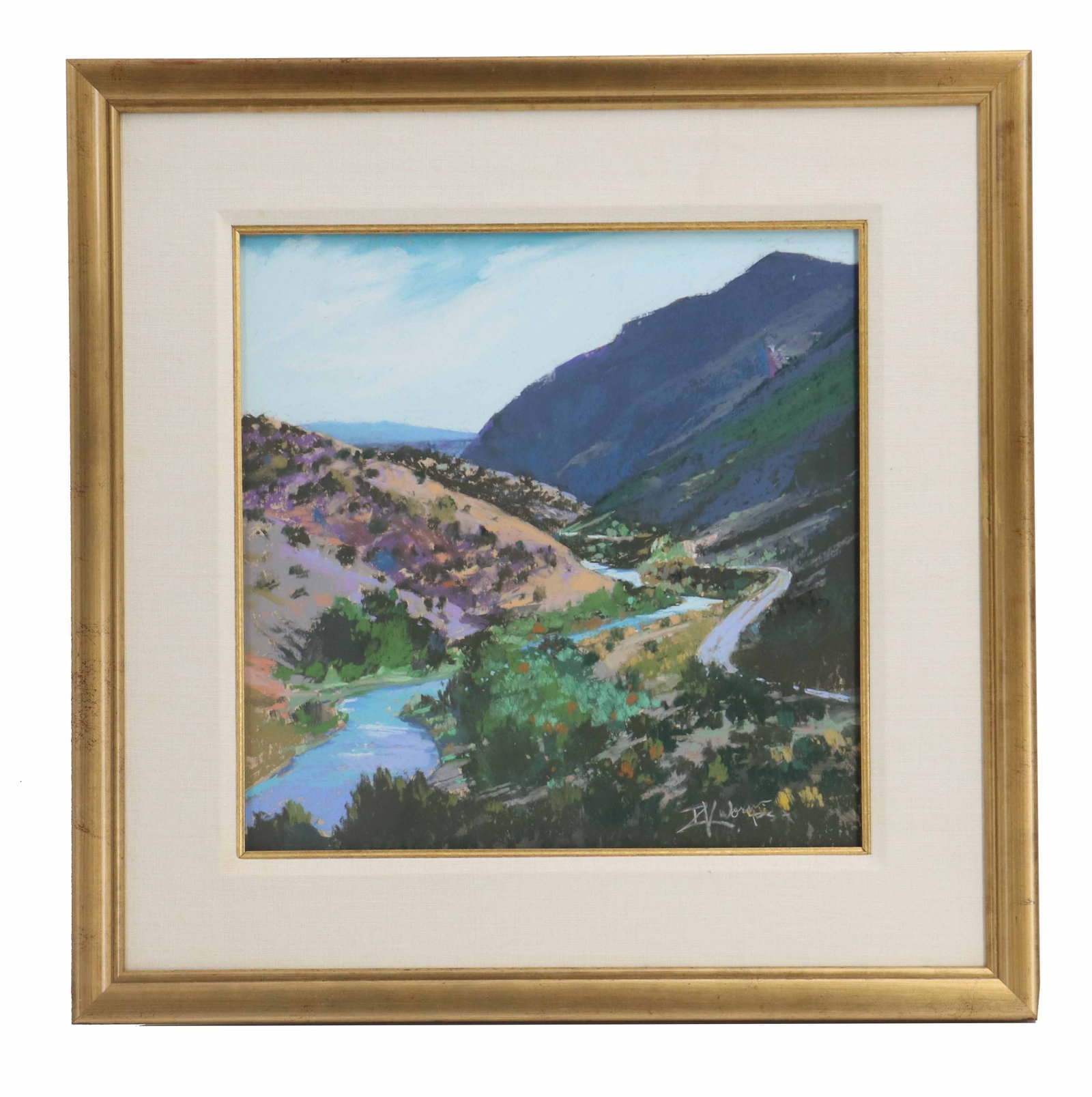 Dinah K. Worman (Born 1950) American, Original Landscape Pastel on Paper (1 of 13)