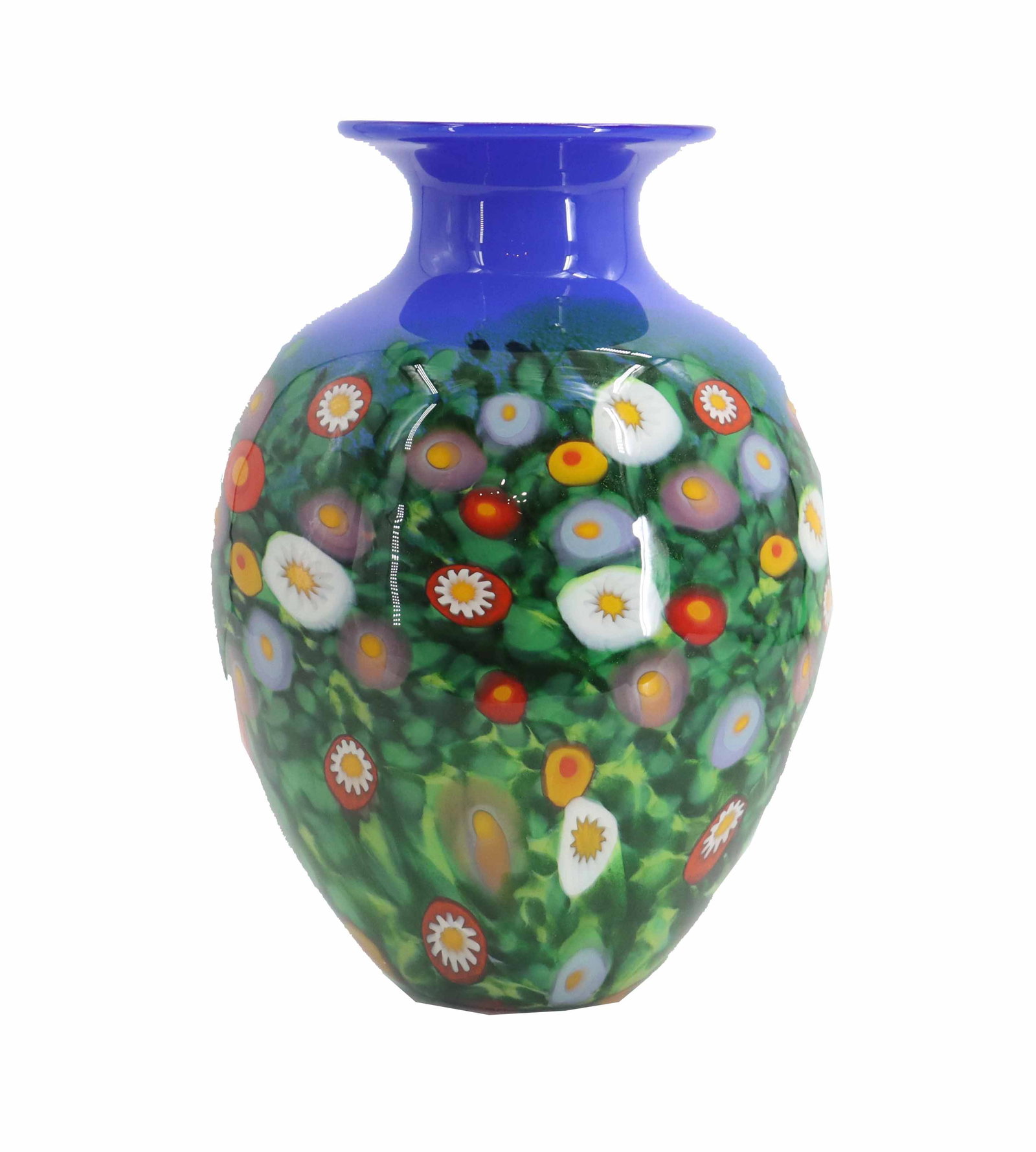Mad Art Glass Millefiori Style Vase (1 of 15)