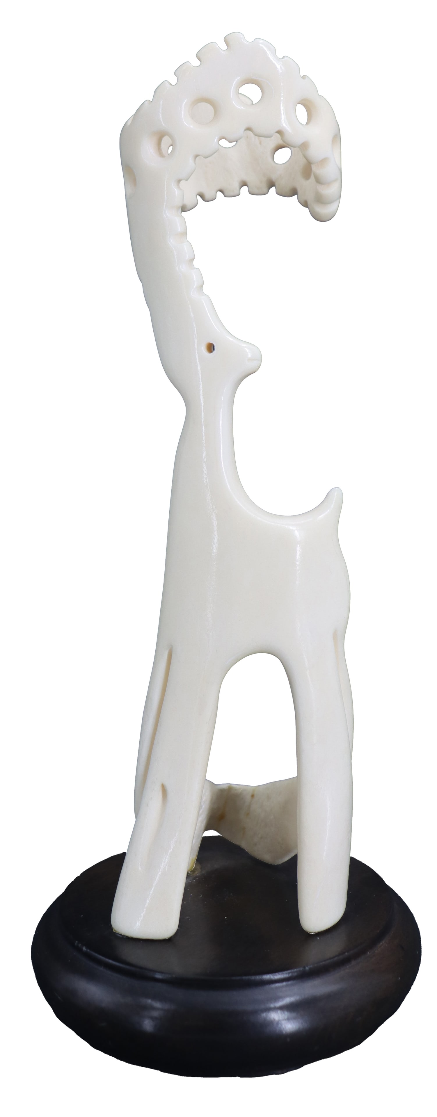 Traditional Russian Arctic Folk Art Bone Carving of a Deer (1 of 14)