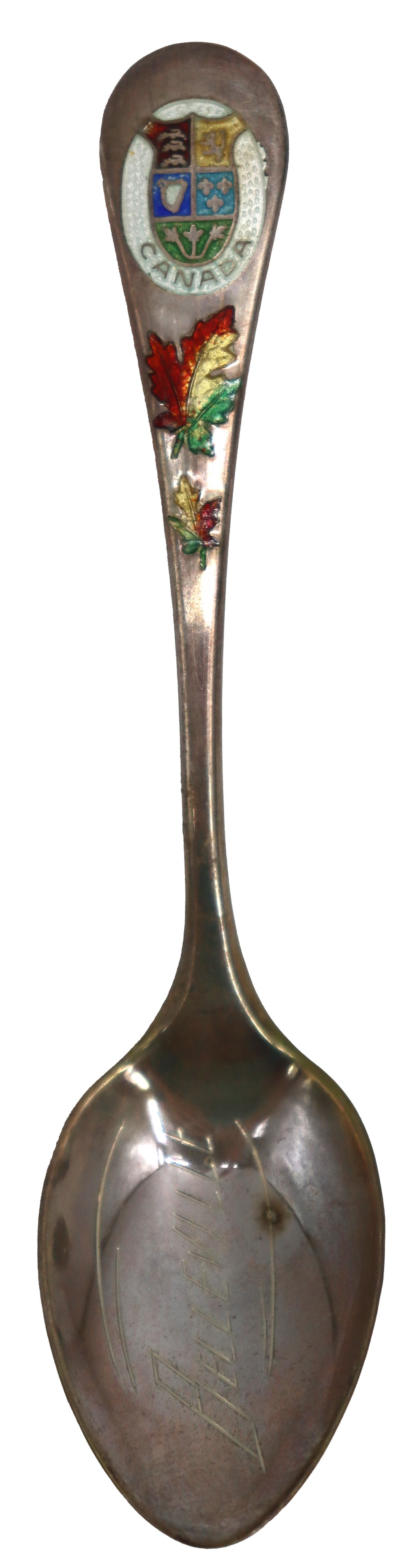 Canadian Breadner Company Enameled Sterling Silver Souvenir Spoon - Gross 0.435 ozt. (1 of 12)