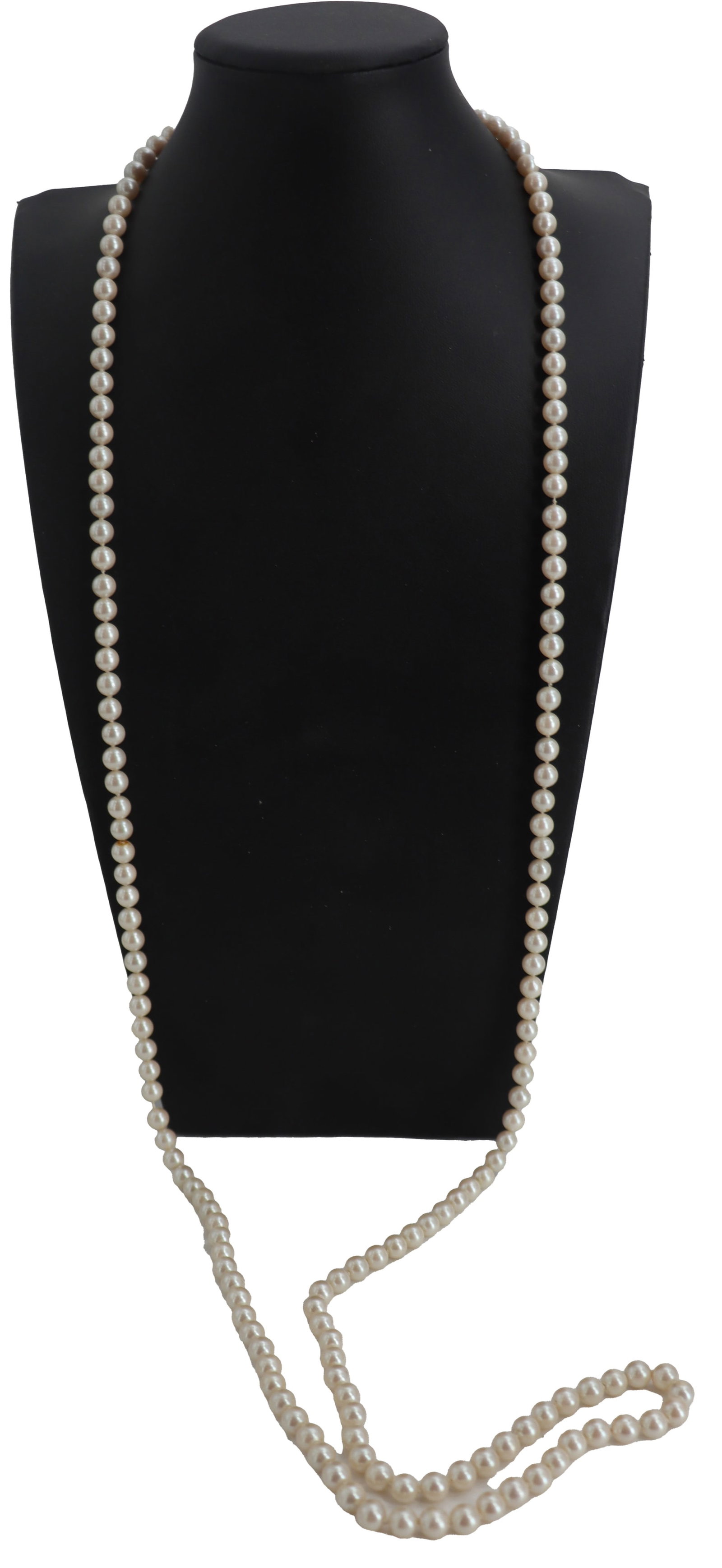 One Long Single Strand Pearl Necklace (1 of 9)