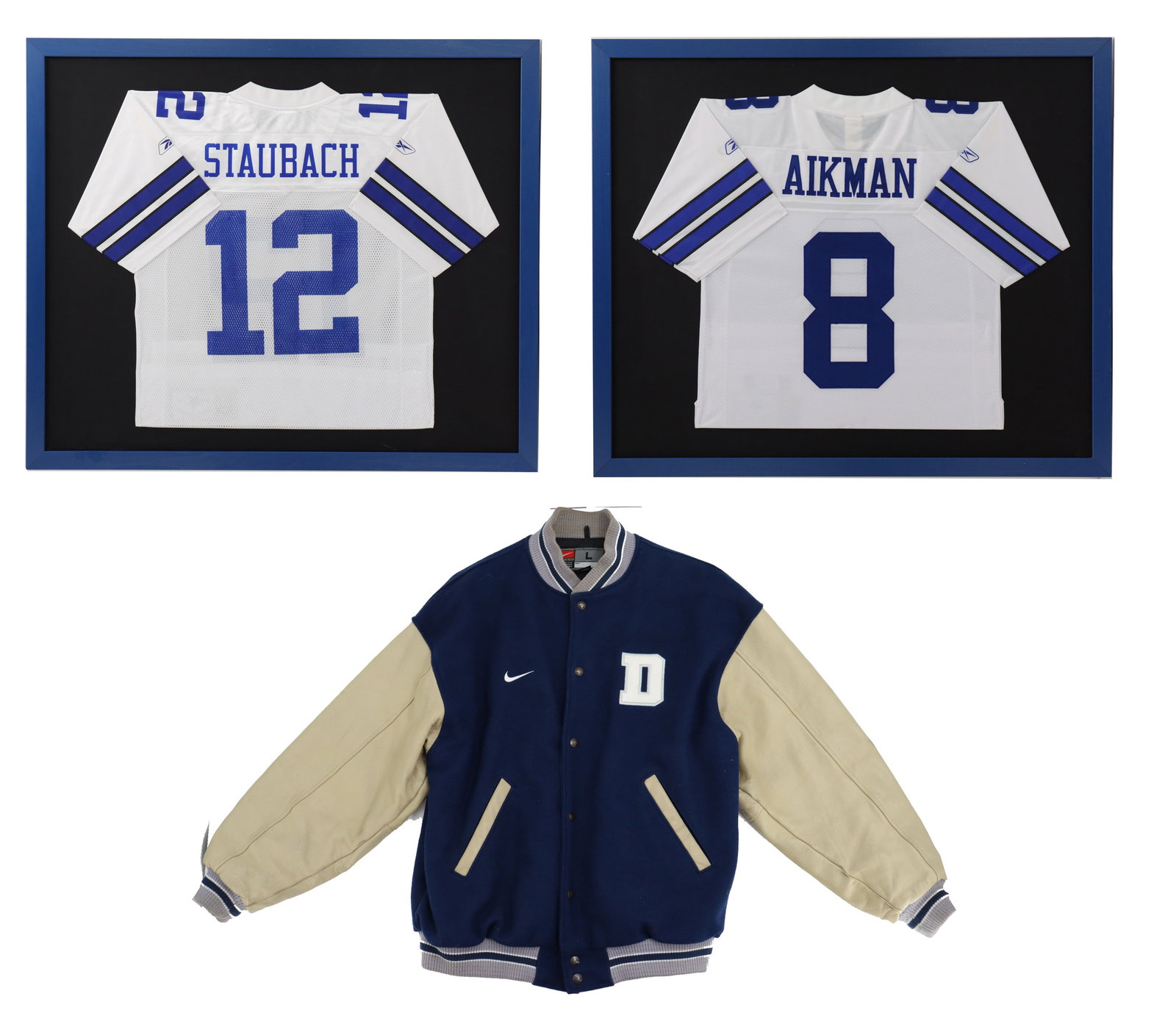 (2) Dallas Cowboys Sports Jerseys and (1) Nike Varsity Jersey (1 of 20)