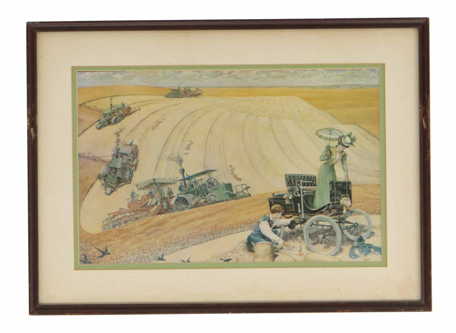 Benjamin Sharpsteen (1895-1980) American, Americana Lithograph (1 of 11)