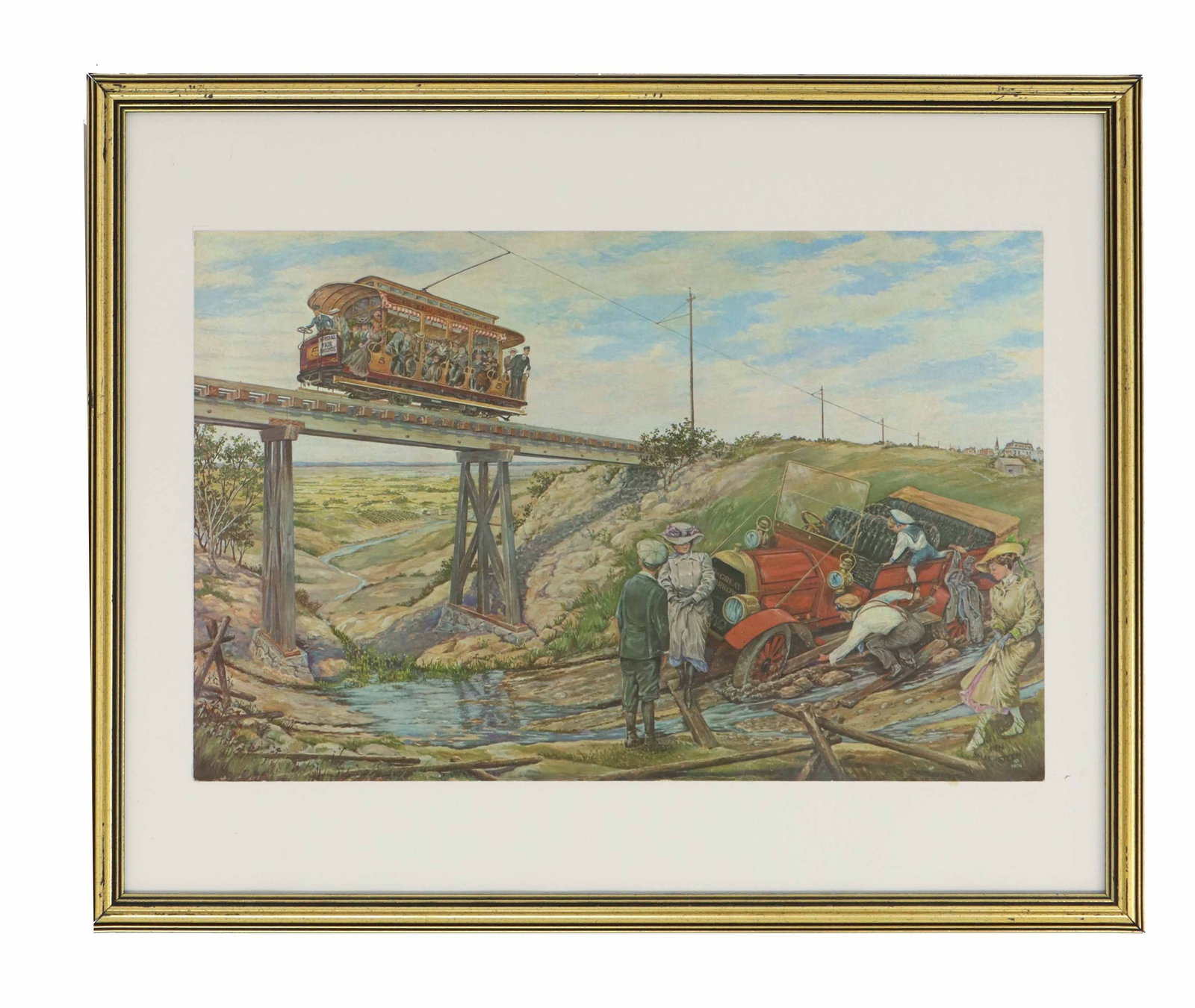 Benjamin Sharpsteen (1895-1980) American, Americana Lithograph (1 of 8)