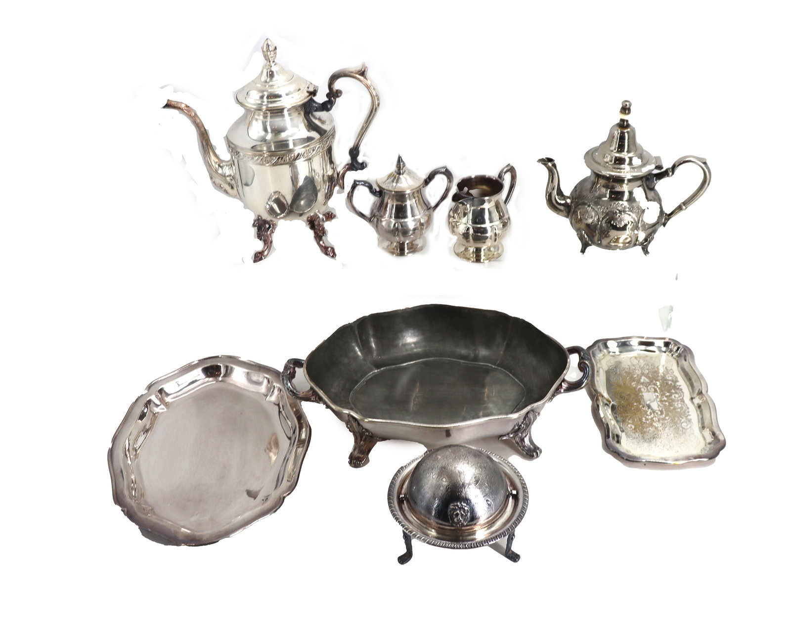 (8) Pieces of European Silverplated Serveware (1 of 20)