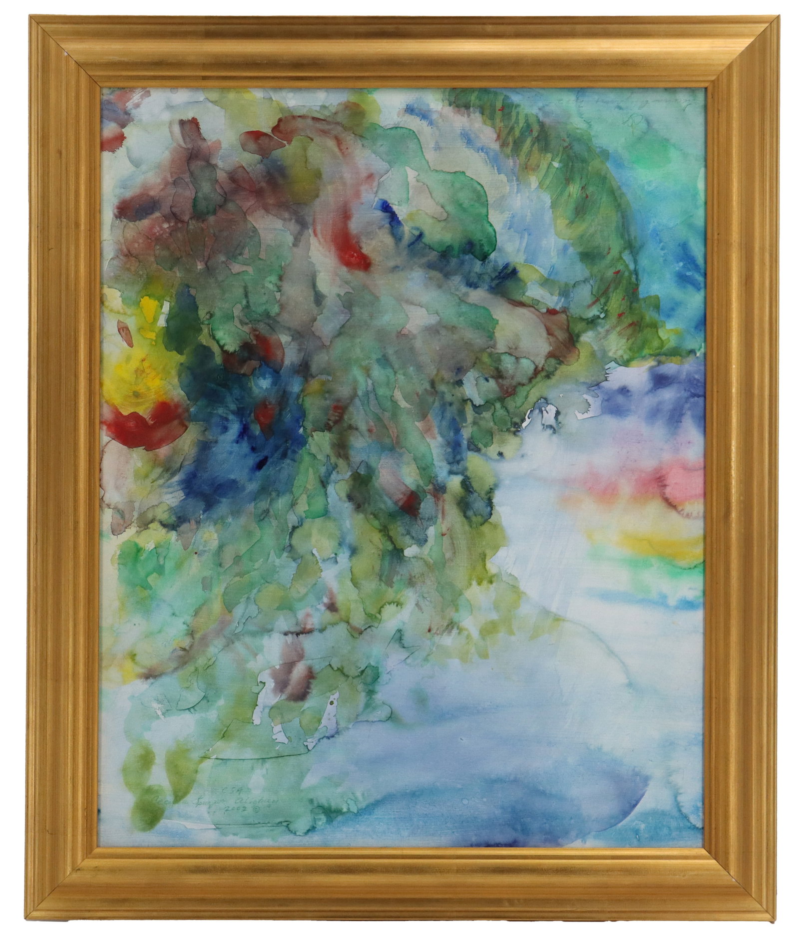 Cecilia Alighieri (20th/21st Century) American, Abstract Watercolor on Canvas (1 of 12)