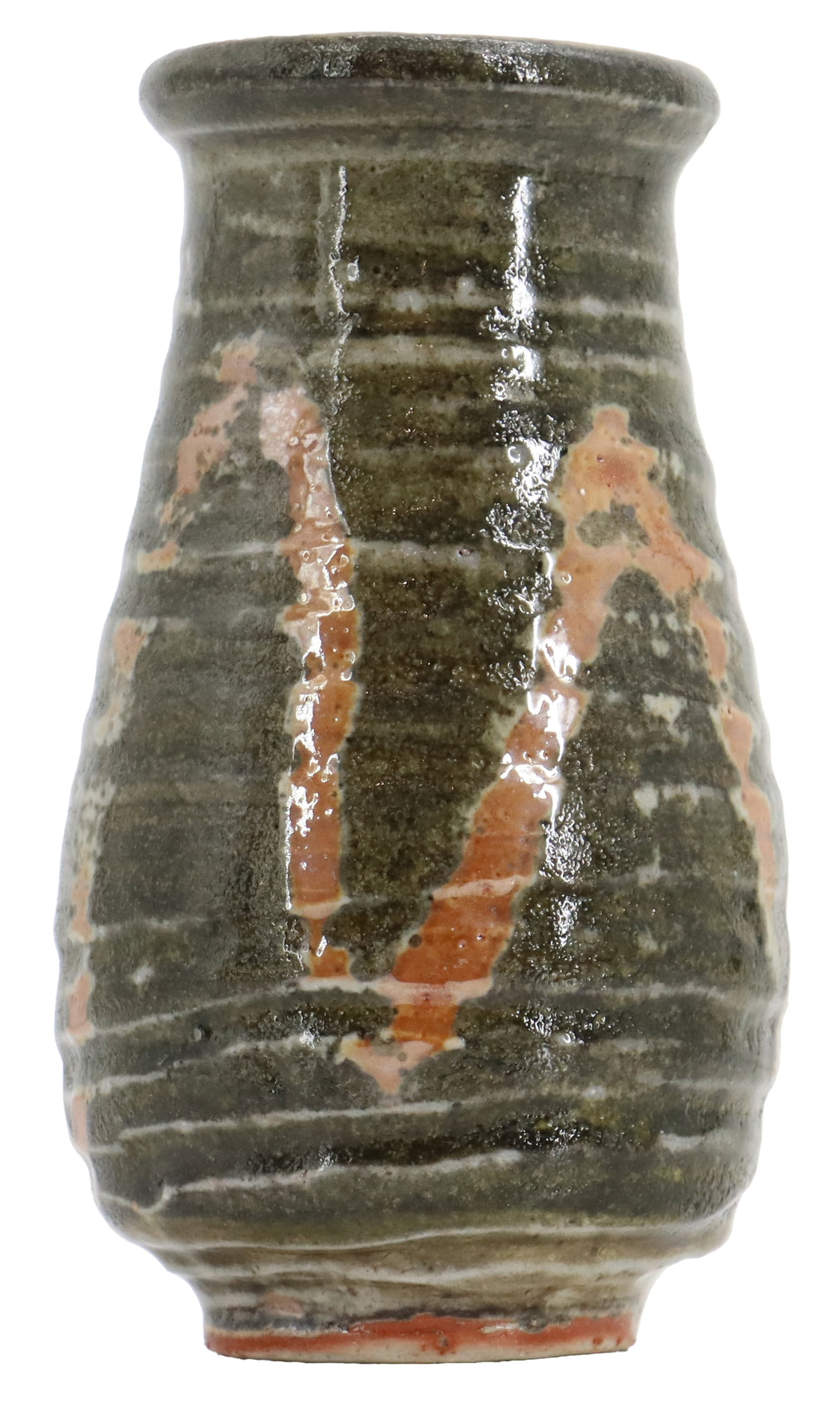 Contemporary Japanese Raku Ware Glazed Vase (1 of 13)