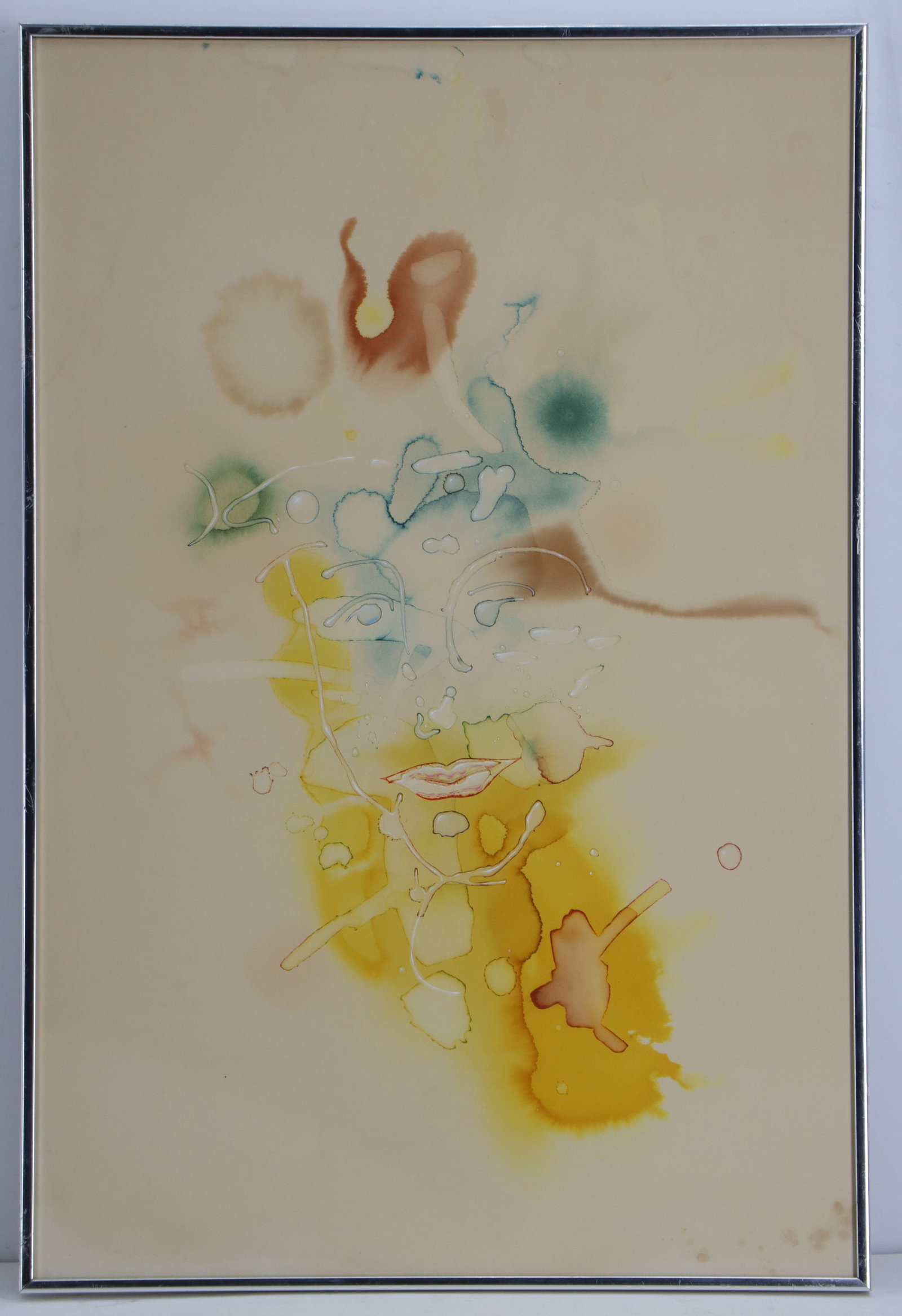 Signed Abstract Expressionist "Selfless Portrait" - 2