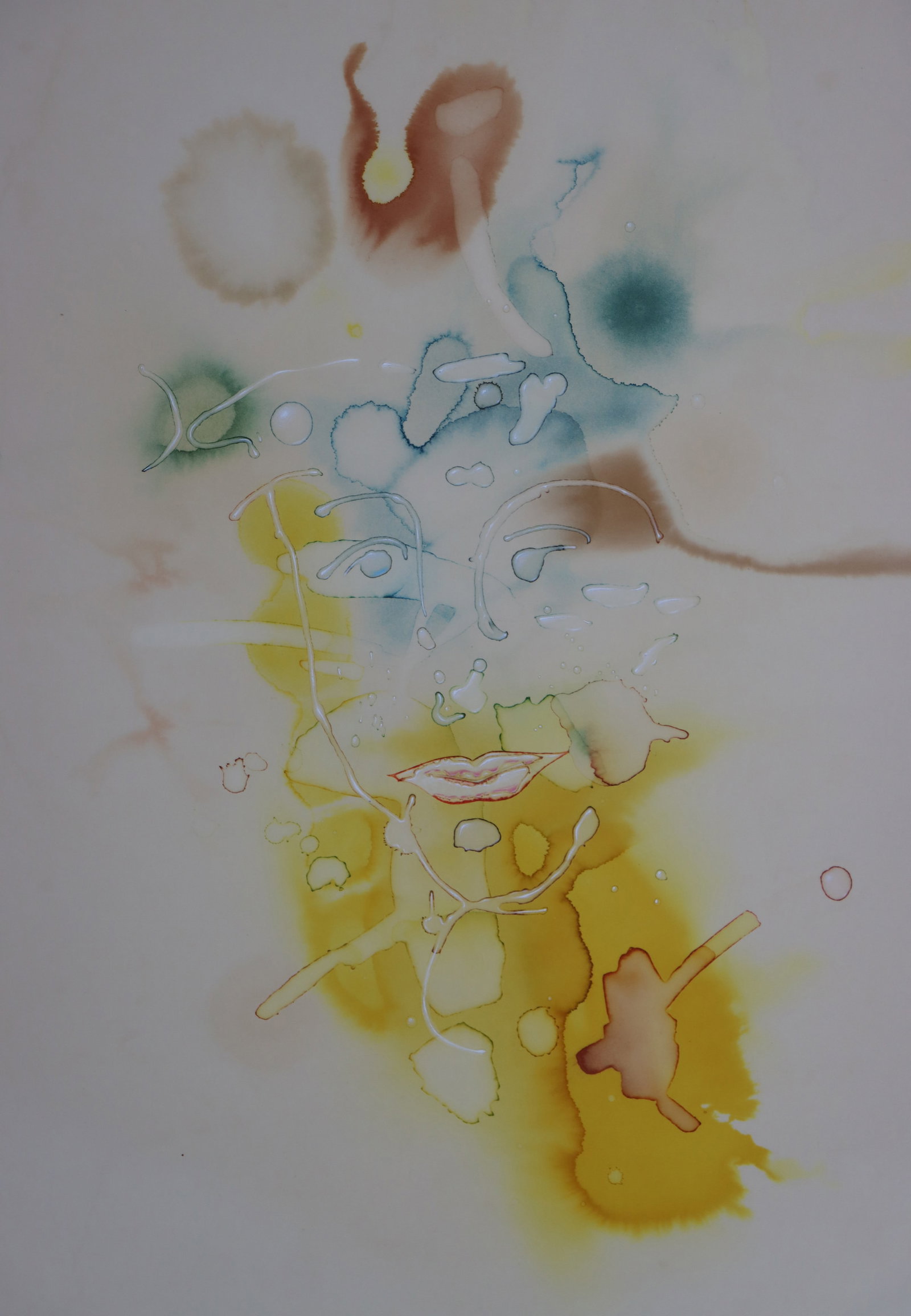 Signed Abstract Expressionist "Selfless Portrait" - 3