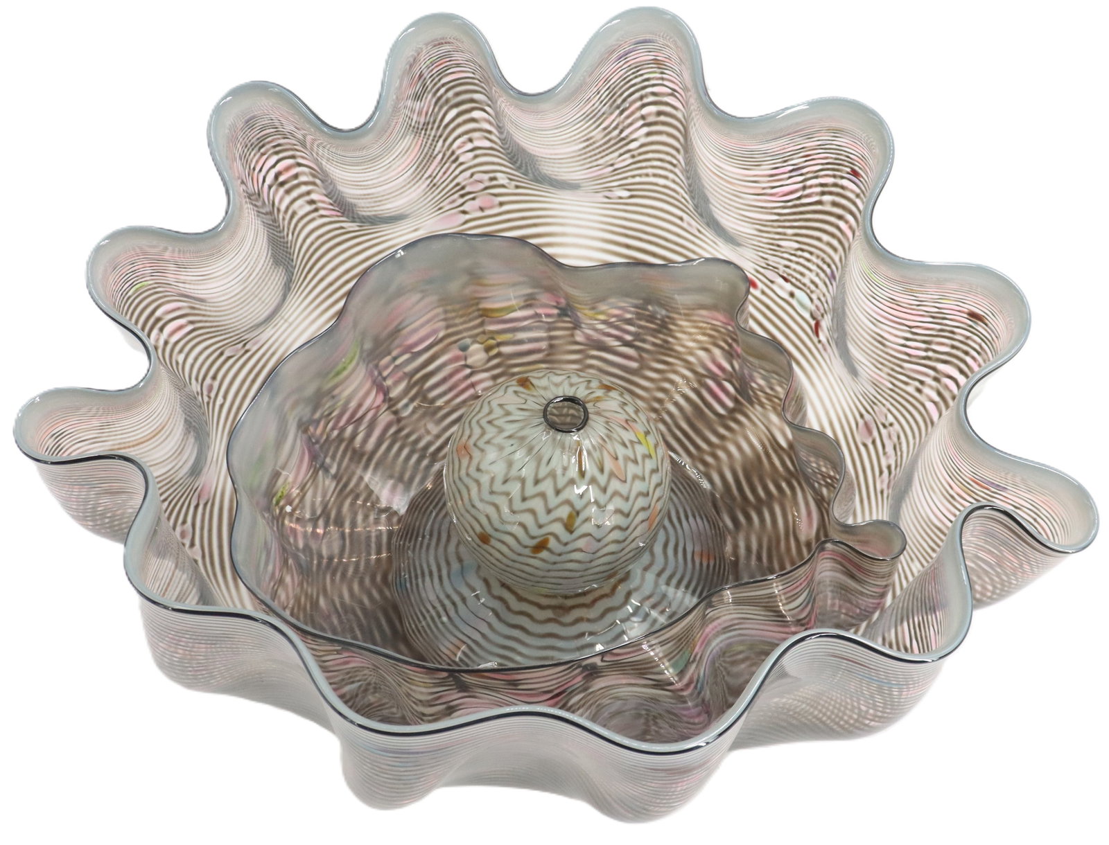 Dale Chihuly (Born 1941) American, Four Piece Seaform Assemblage (1 of 15)