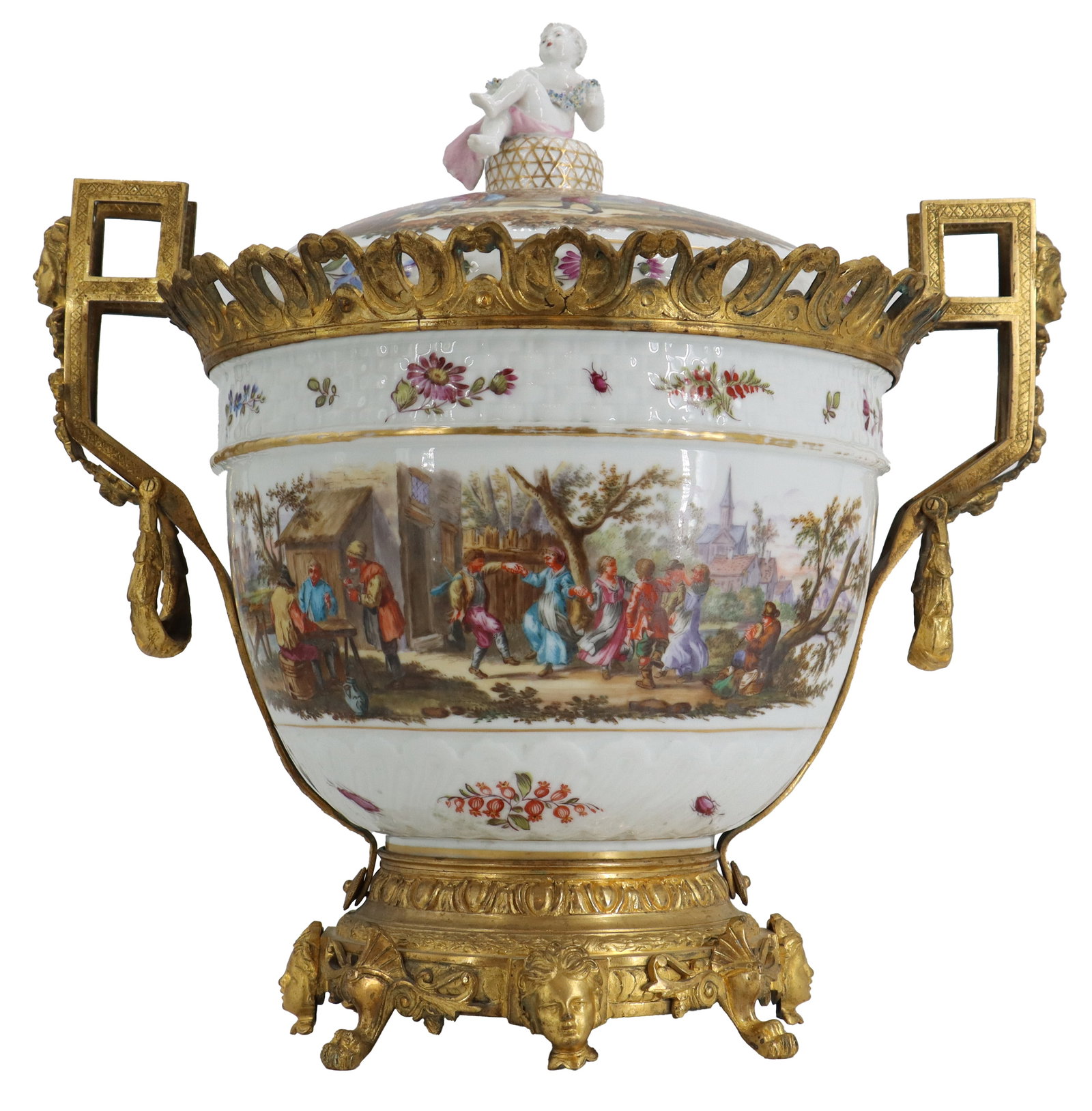 Monumental German Gilt Bronze Mounted Centerpiece (1 of 20)