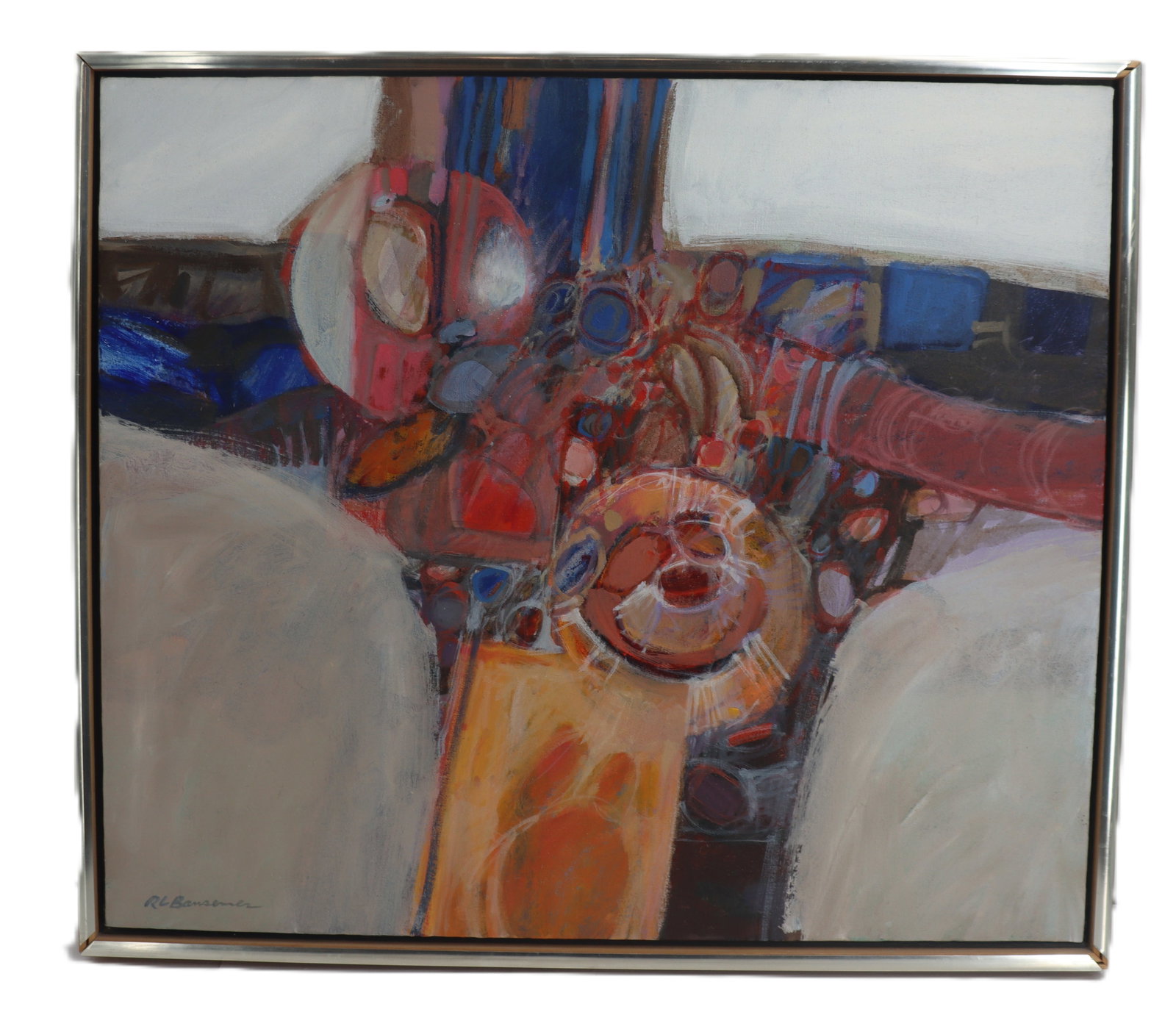 Roger L. Bansemer (Born 1948) American, Abstract Oil on Canvas (1 of 12)