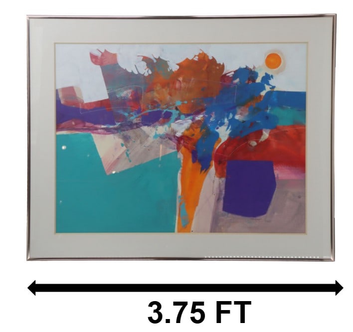 Tom Anderson (Born 1951) American, Large Original Mixed Media Abstract (1 of 11)