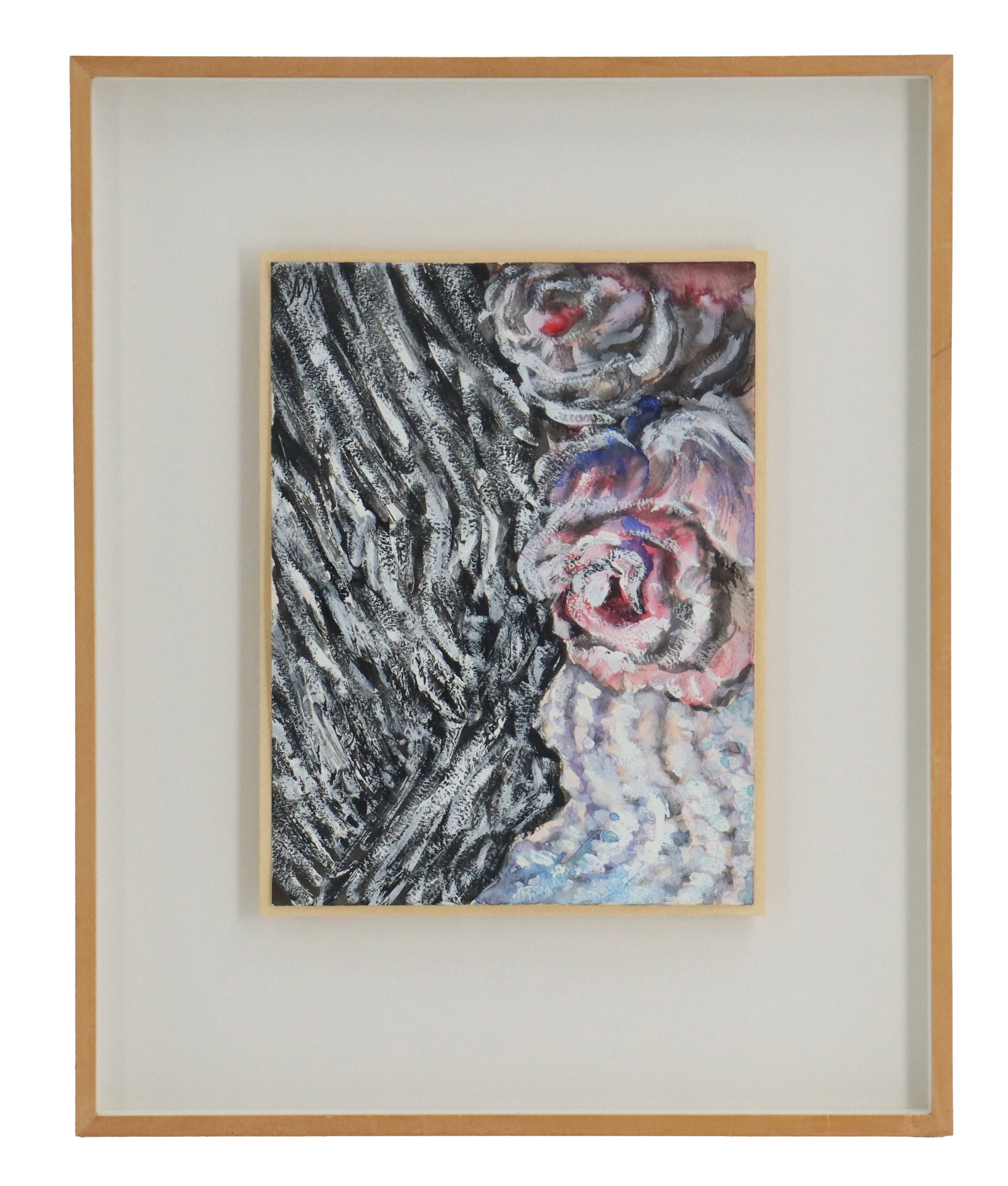 Naoto Nakagawa (Born 1944) Japanese, Abstract Expressionist Acrylic on Paper (1 of 12)