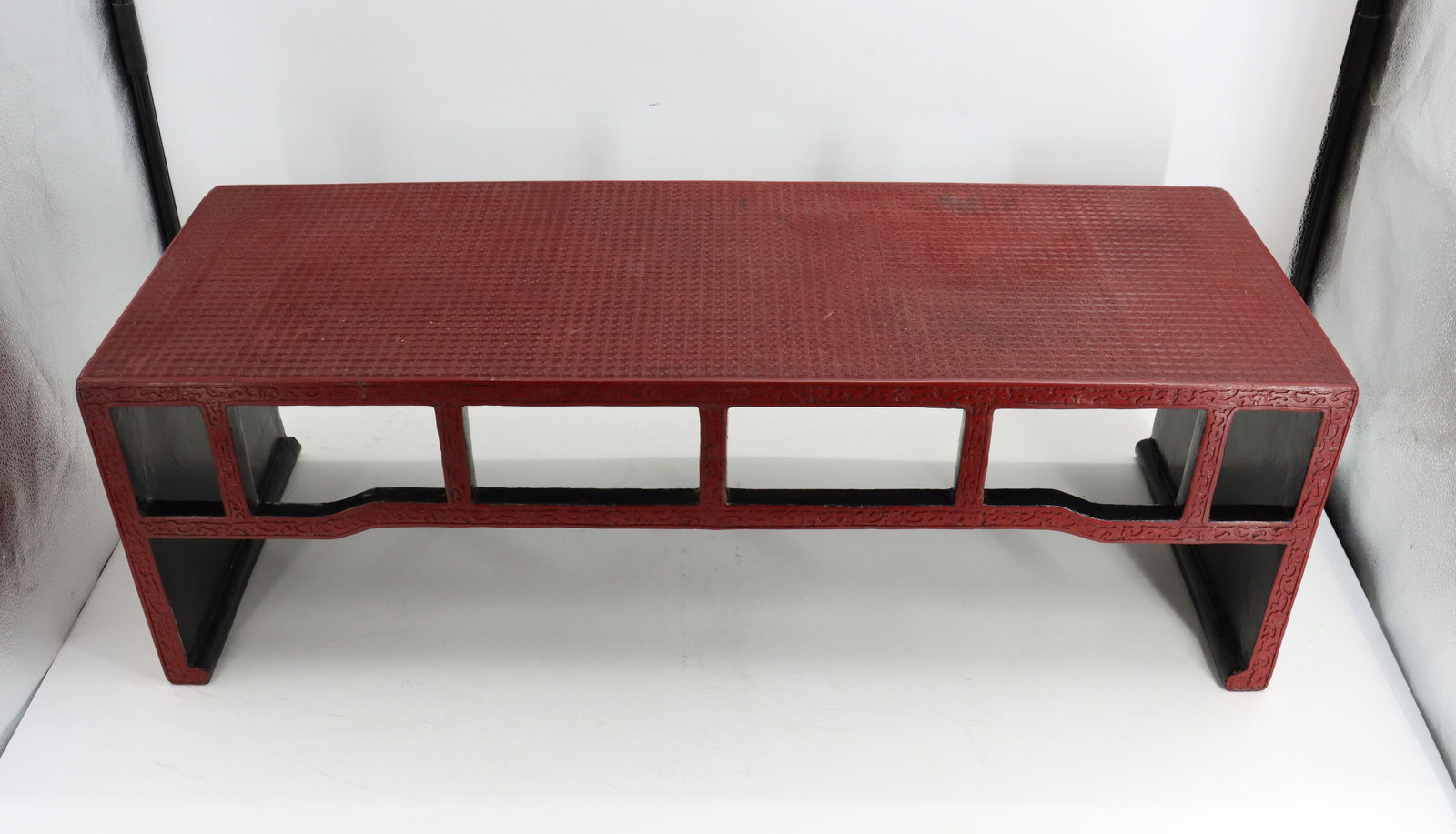 Chinese Cinnabar Low Table - 2