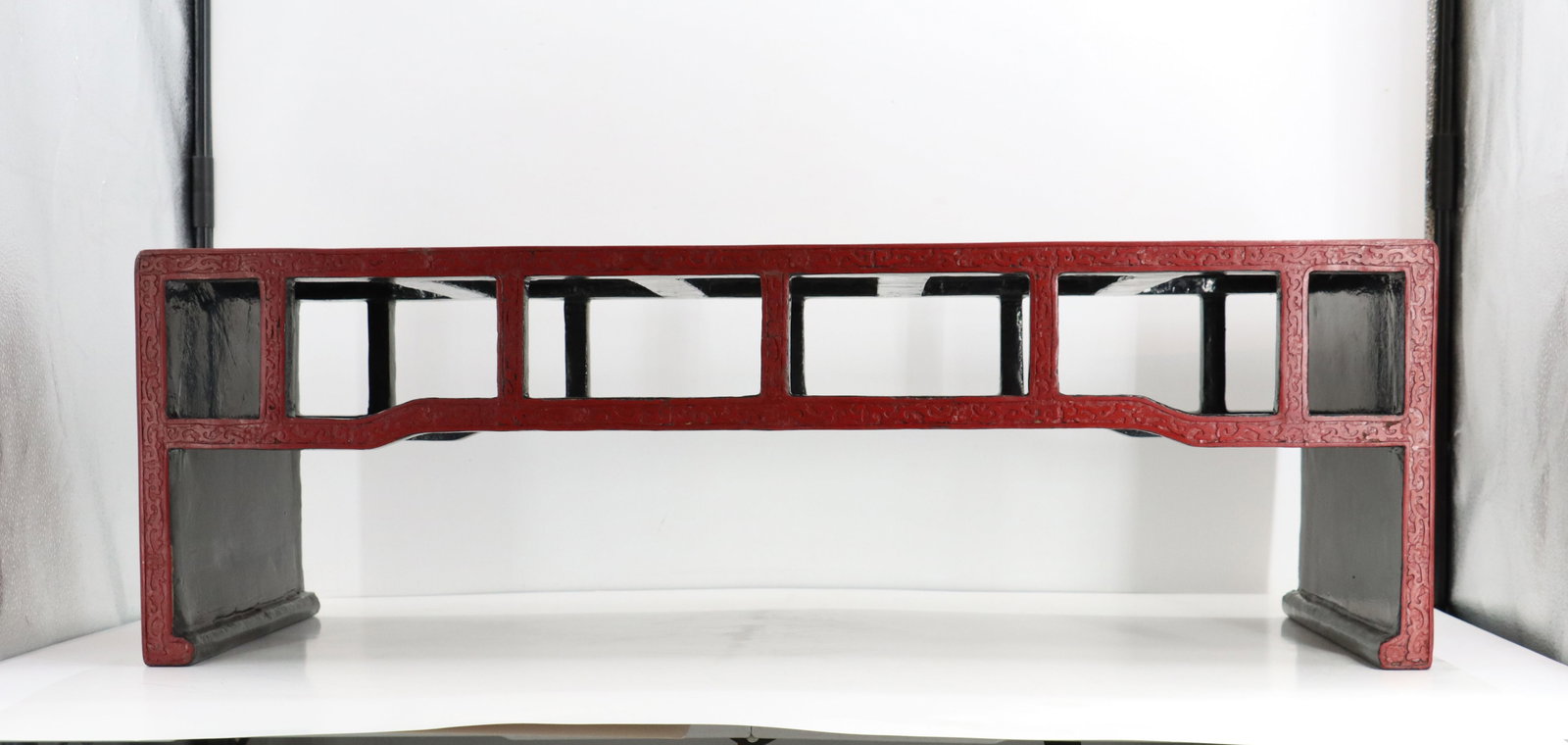 Chinese Cinnabar Low Table - 6