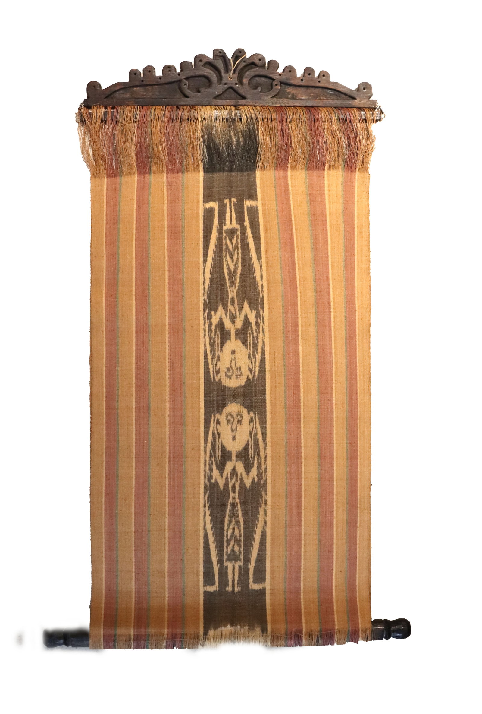 Indonesian Tenum Doyo Woven Cloth with Decorative Hangar (1 of 15)