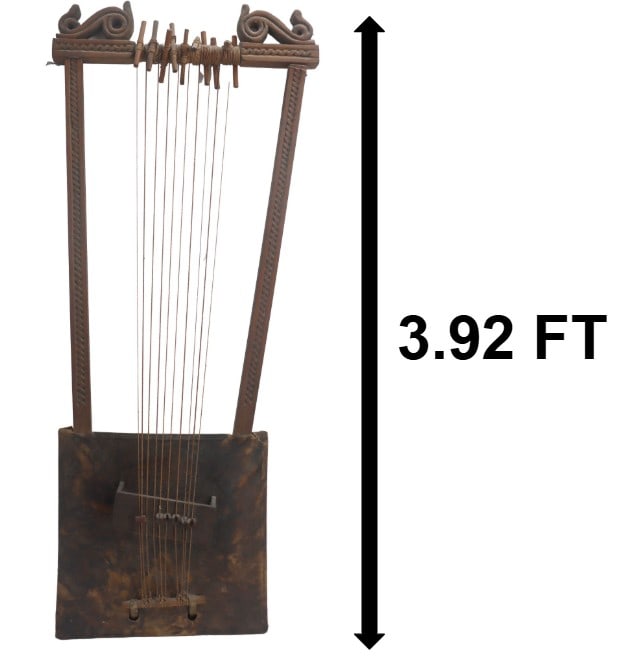 Vintage Ethiopian Begena Stringed Instrument (1 of 14)