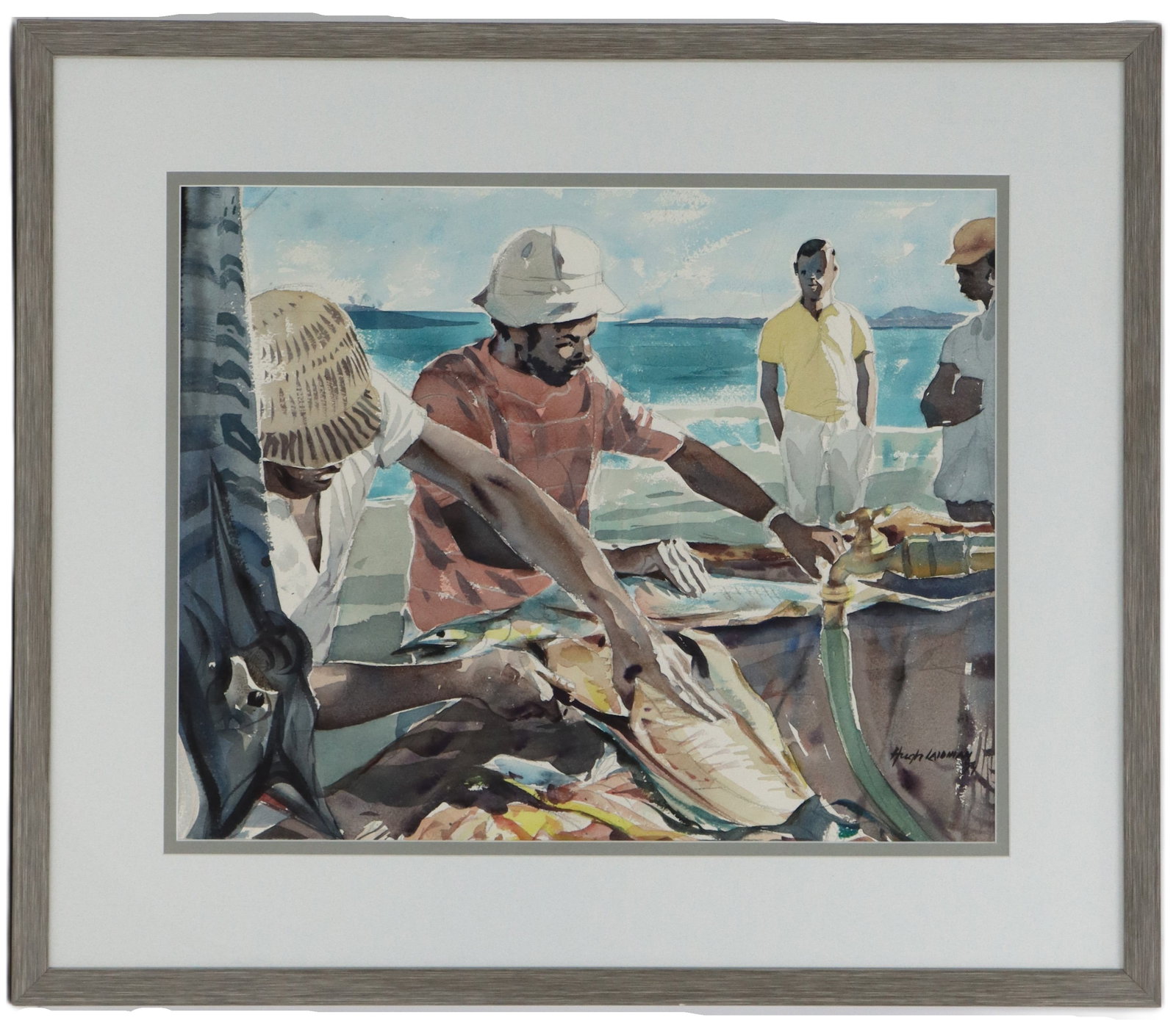 Hugh Laidman (1914-1987) American, Original Watercolor on Paper (1 of 9)