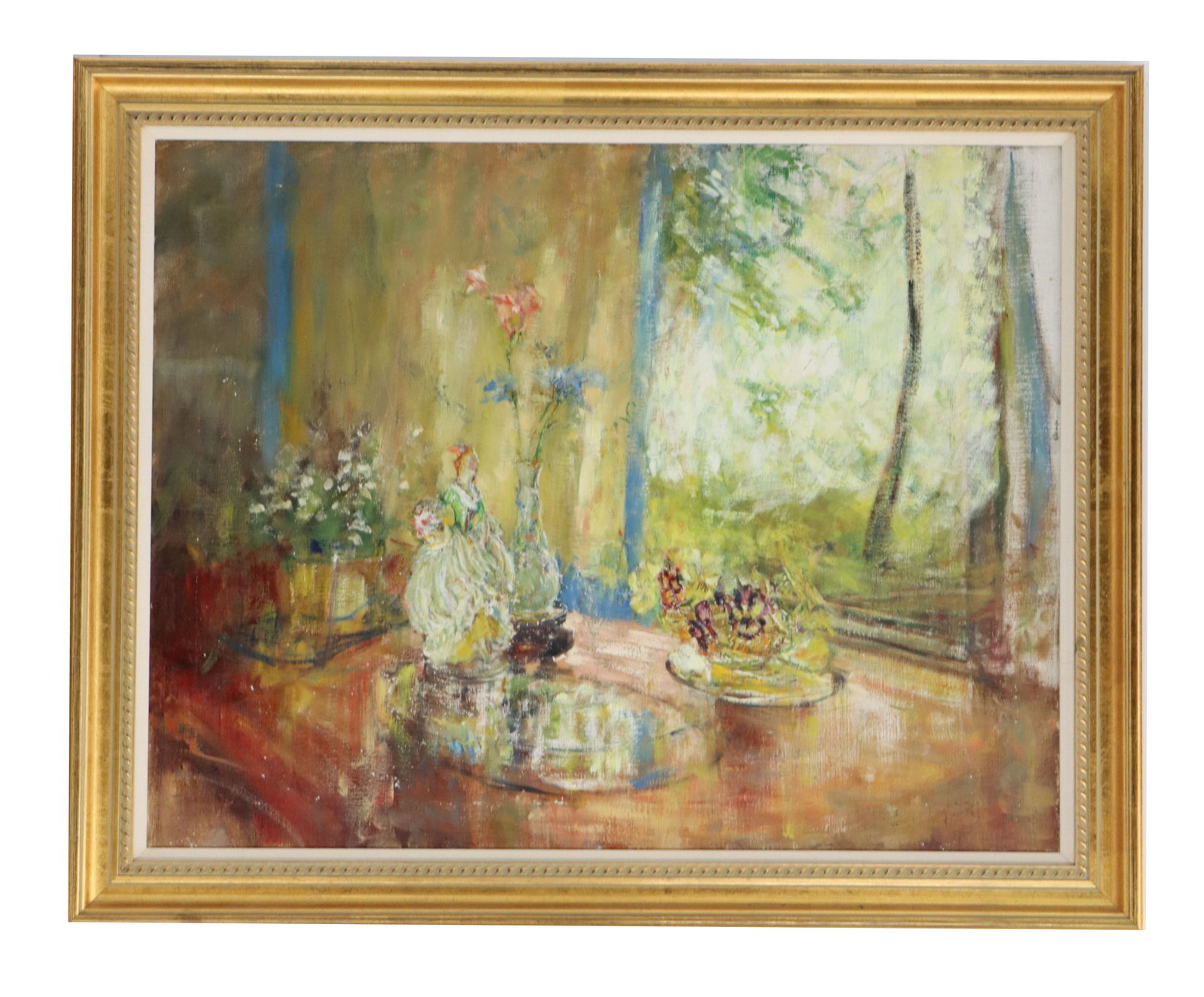 Oil on Canvas Impressionist Atmospheric Still Life (1 of 10)