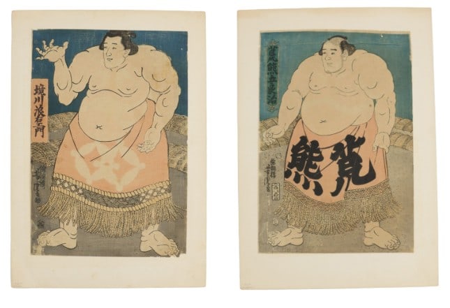 Utagawa Yoshitora (Circa 1825-1882) Japanese, (2) Woodblocks (1 of 17)