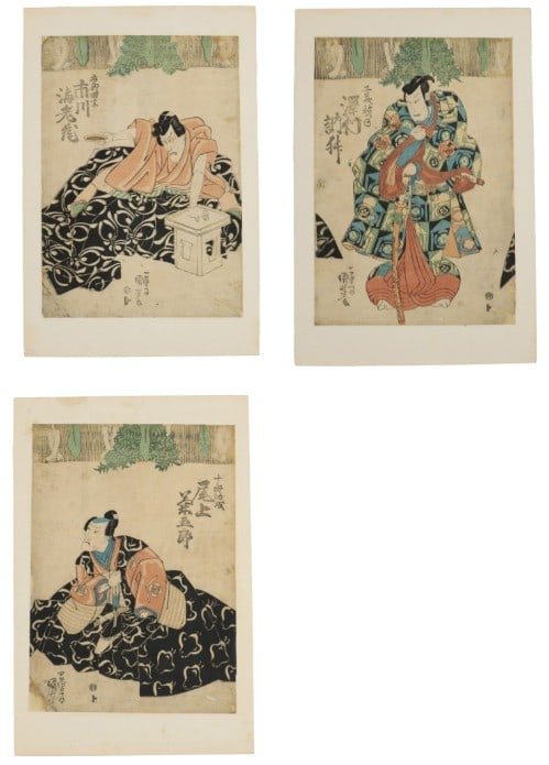 Utagawa Kuniyoshi (1798-1861) Japanese, (3) Woodblocks (1 of 20)