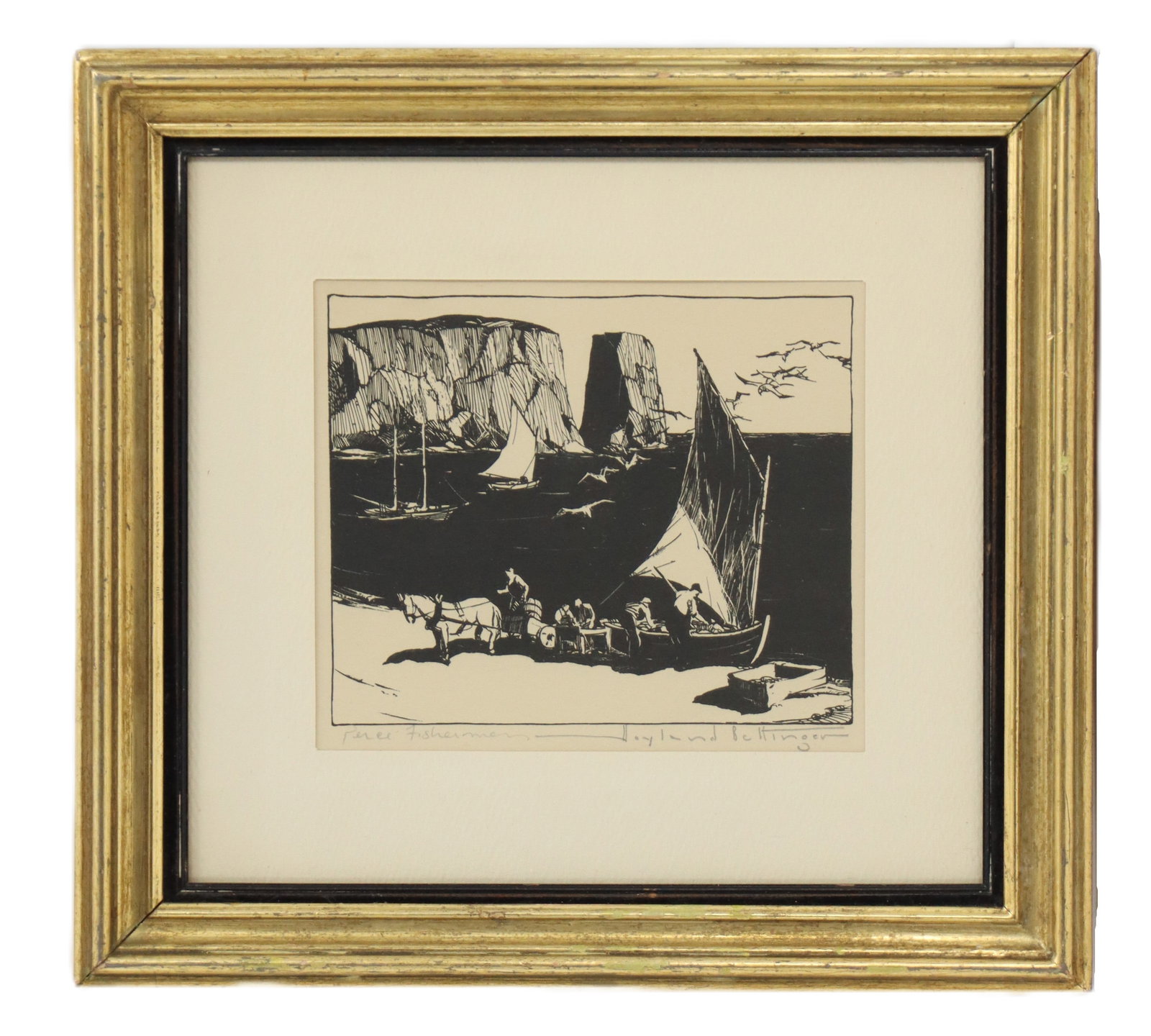 Hoyland Bettinger (1890-1950) American, Woodblock Print (1 of 9)