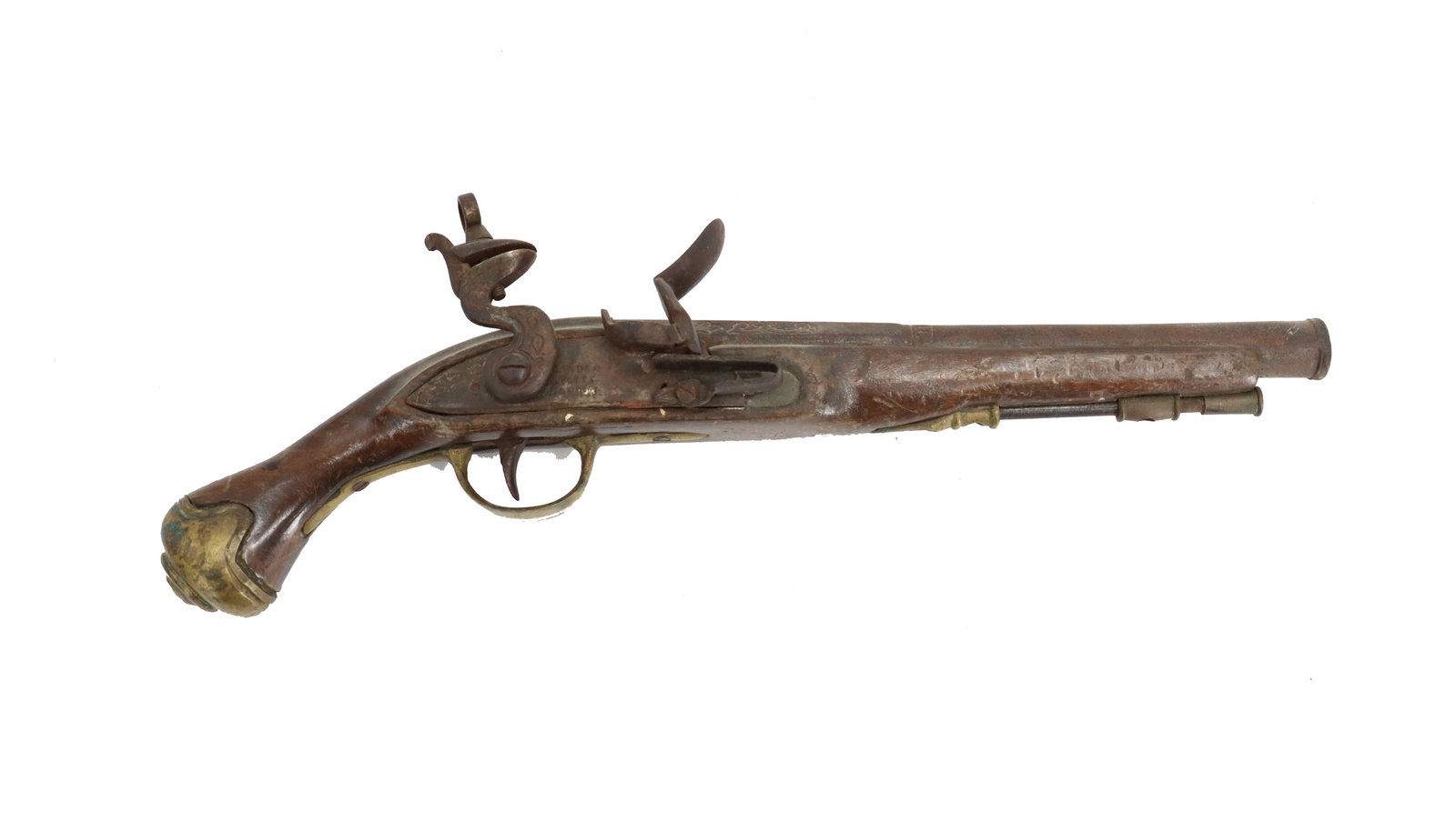 Early 19th Century Brander & Potts Flintlock Pistol (1 of 14)
