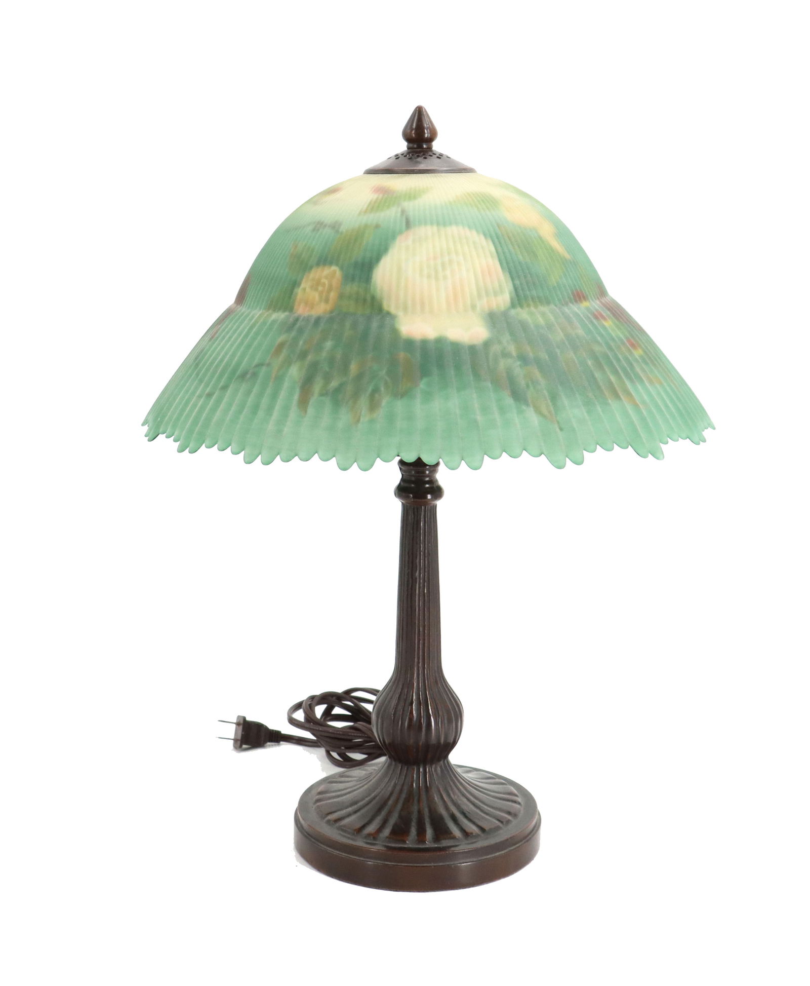 Vintage Tiffany Style Stained Glass Lamp (1 of 17)