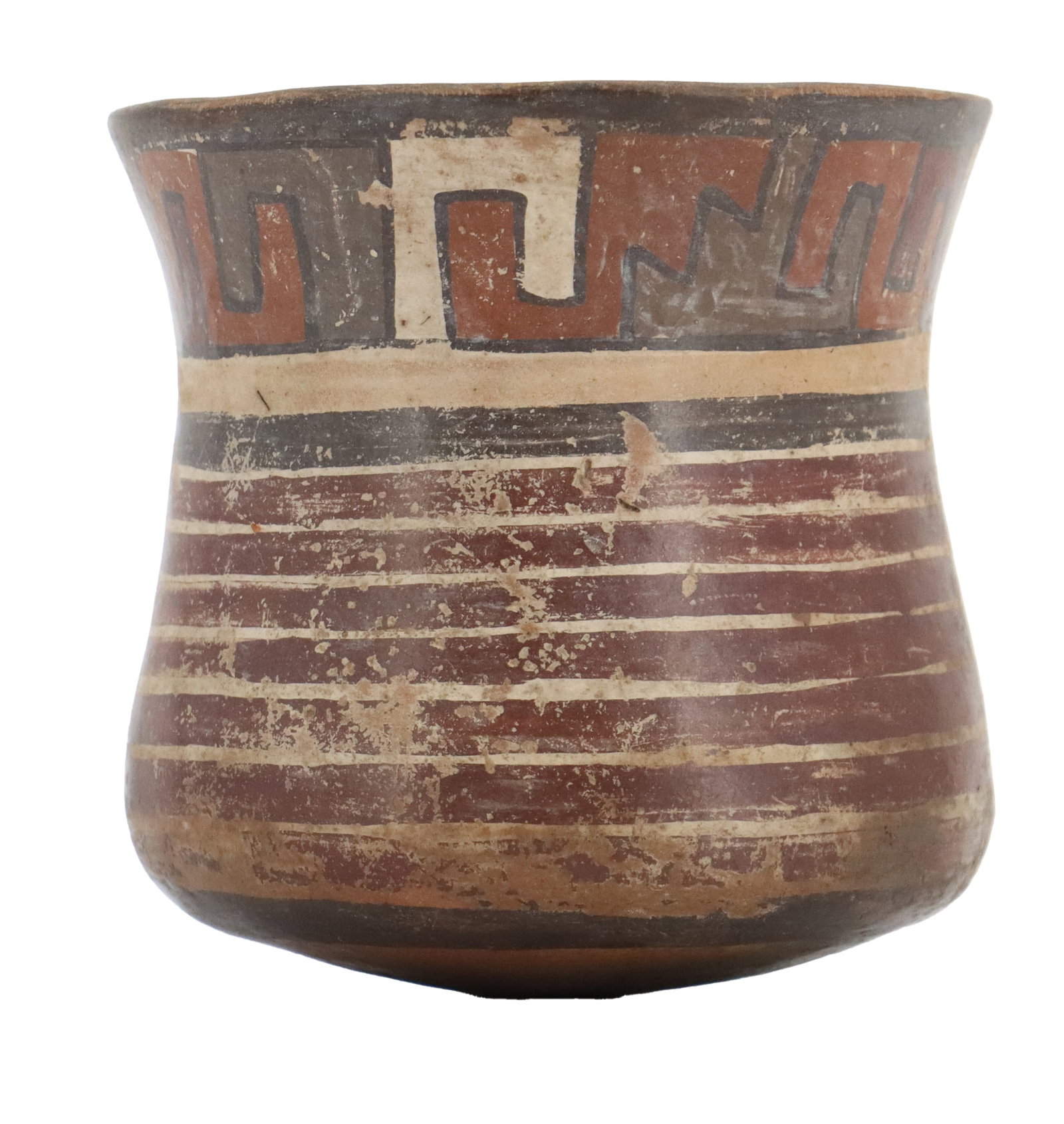 Pre-Columbian Nazca Polychrome Ceramic Vessel - AS IS (1 of 12)