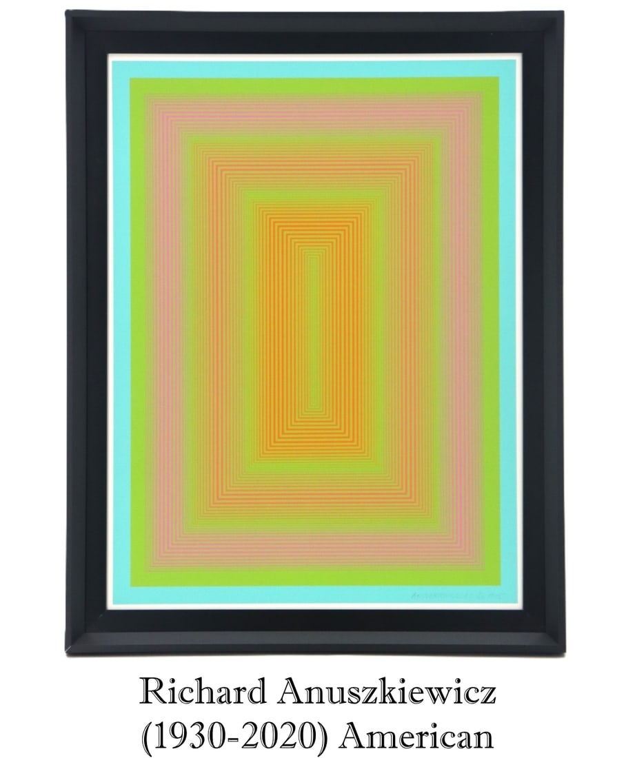 Richard Anuszkiewicz (1930-2020) American, "New Glory" Hors de Commerce Screenprint (1 of 10)