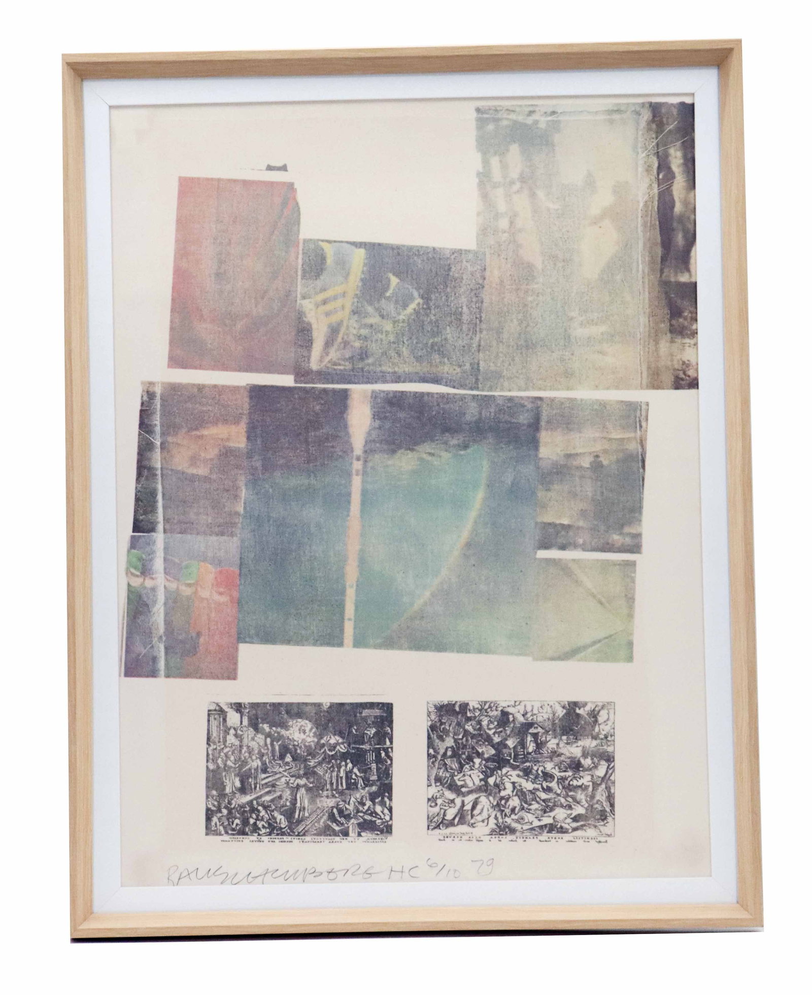 Robert Rauschenberg (1925-2008) American, Mixed Media Photo Collage of Townscapes (1 of 11)
