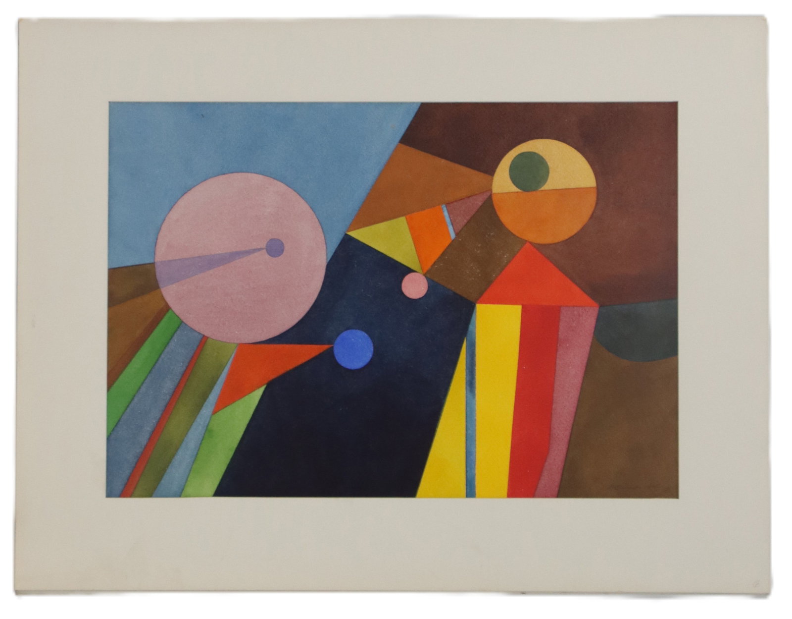 Darell Crisp, 20th Century American, Abstract Watercolor (1 of 12)