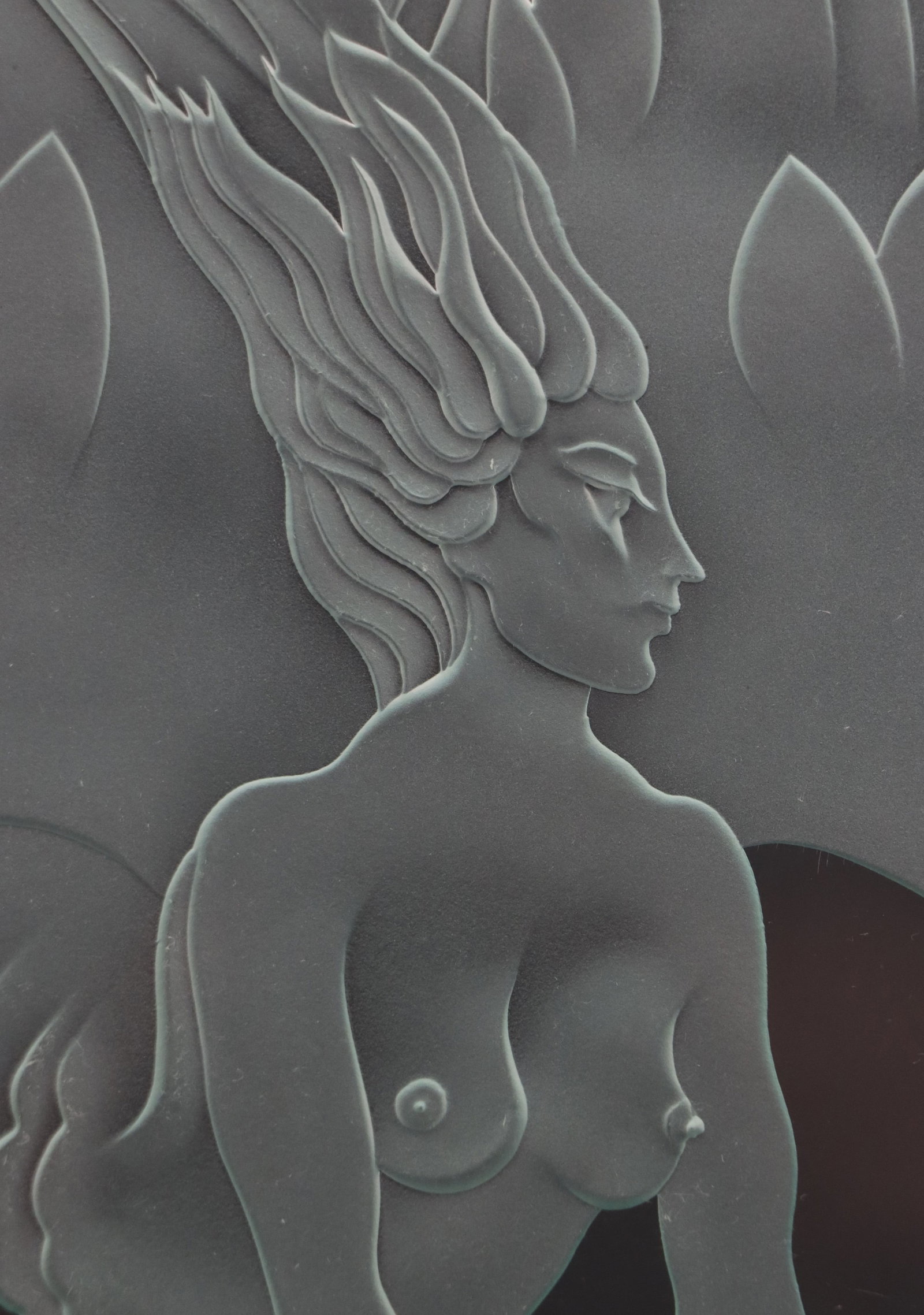 Lalique Crystal "Firebird" Frosted and Molded Sculpture - 11