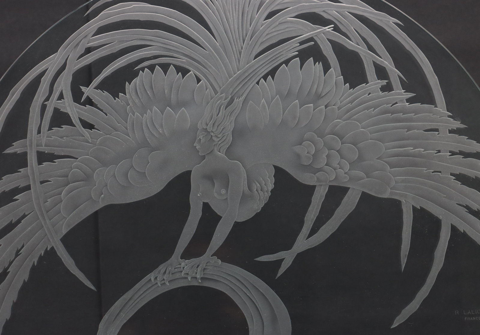 Lalique Crystal "Firebird" Frosted and Molded Sculpture - 16