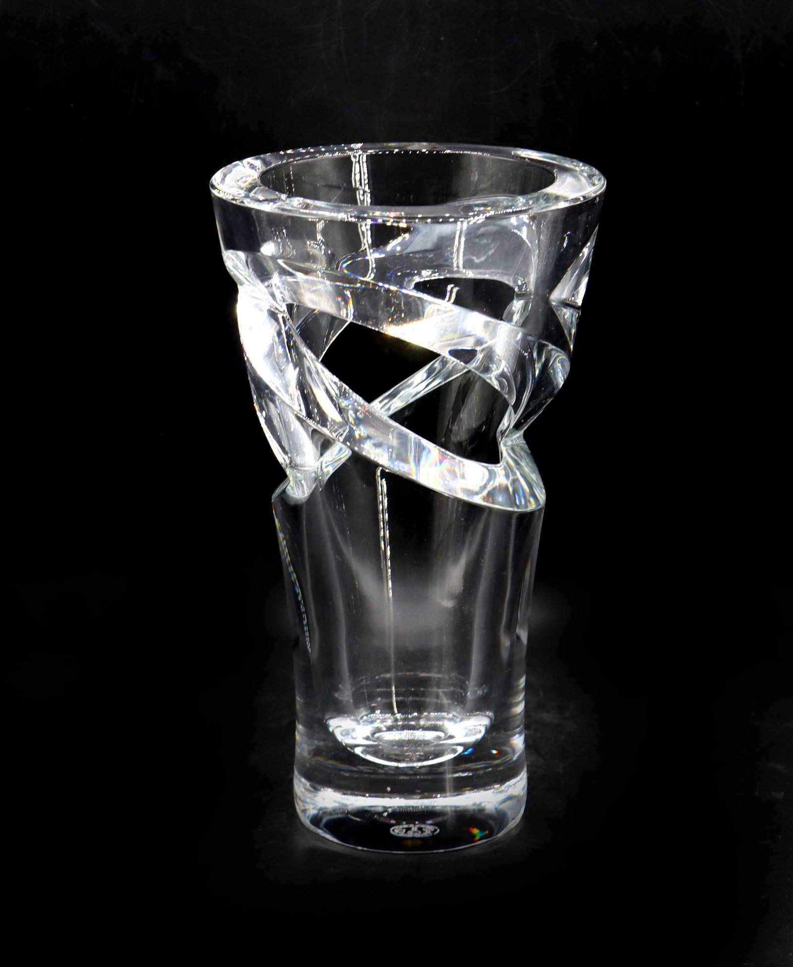 Baccarat Crystal "Tornado" Vase (1 of 14)