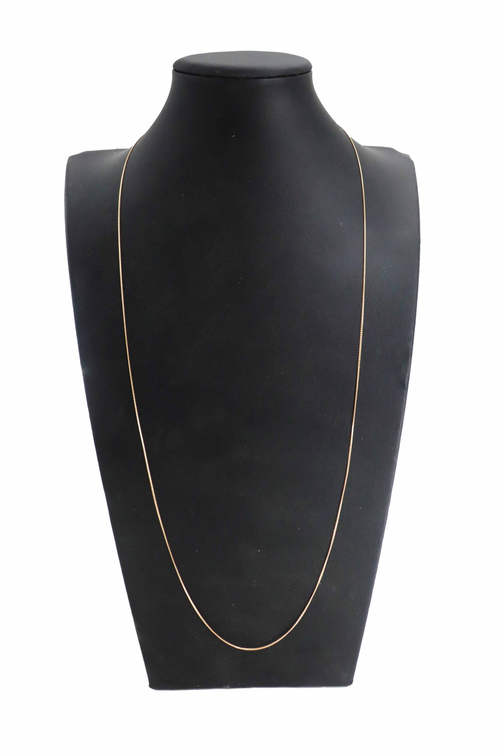 18k Yellow Gold Chain Necklace - 3.2 g. (1 of 9)