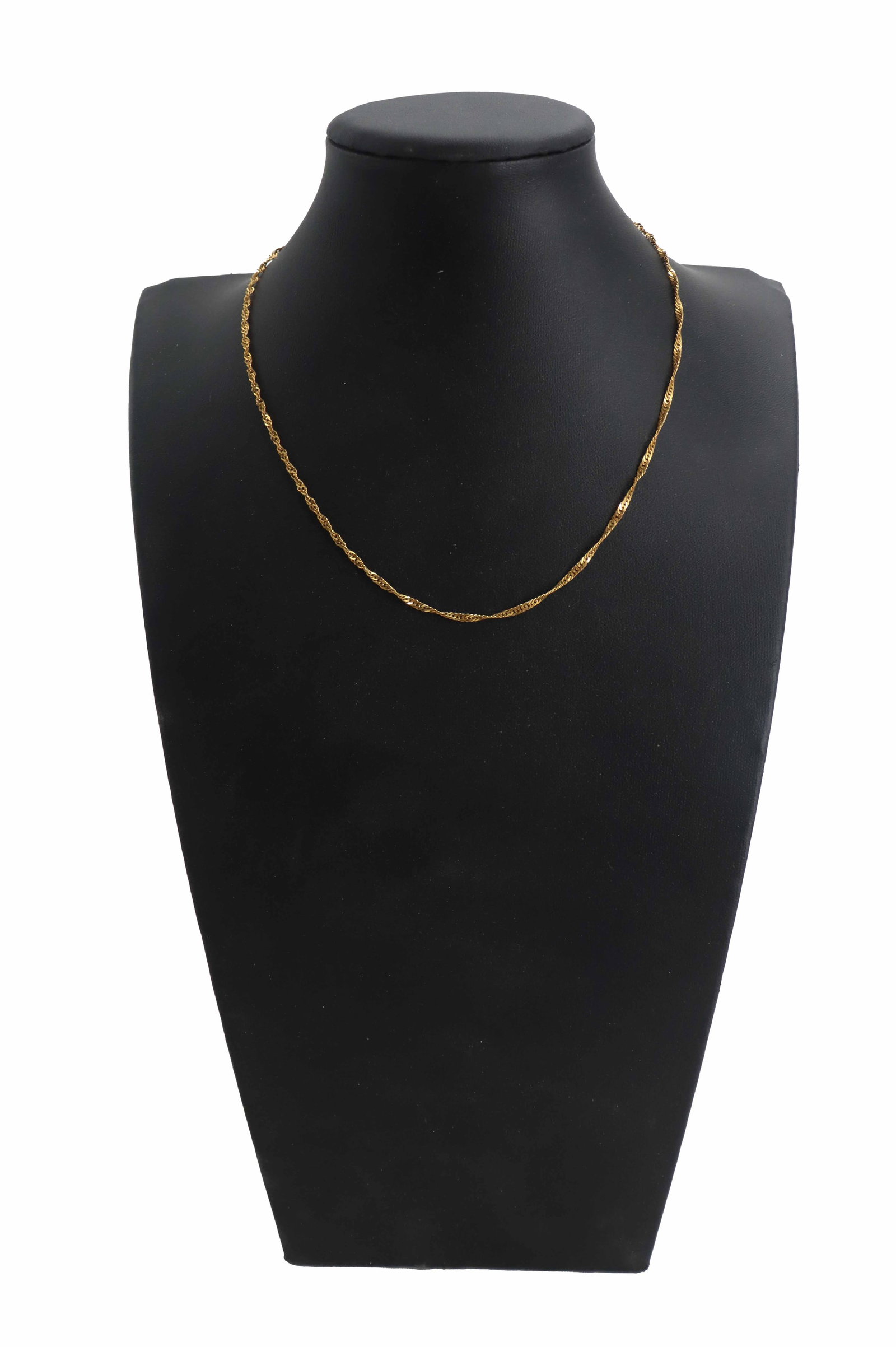 18k Yellow Gold Necklace - 4.1 g (1 of 11)