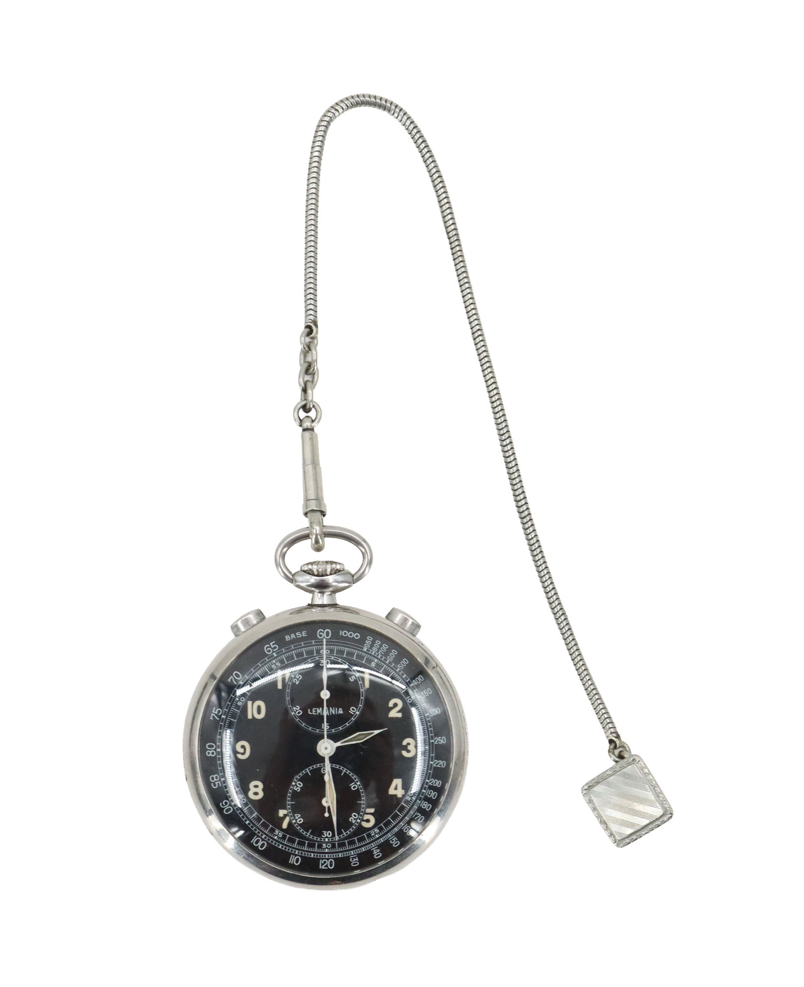 Rare 1940s WWII Military Chronograph Pocket Watch (1 of 11)