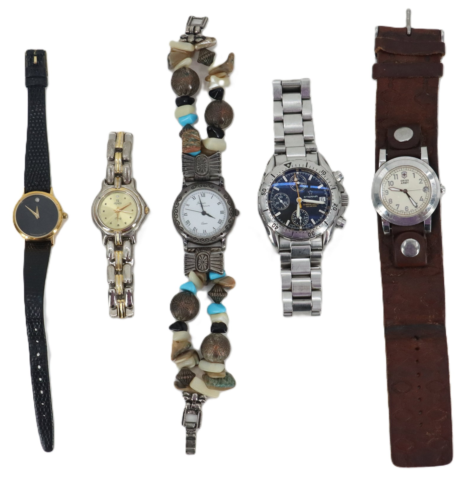 (5) Wrist Watches from Various Makers - AS IS (1 of 15)