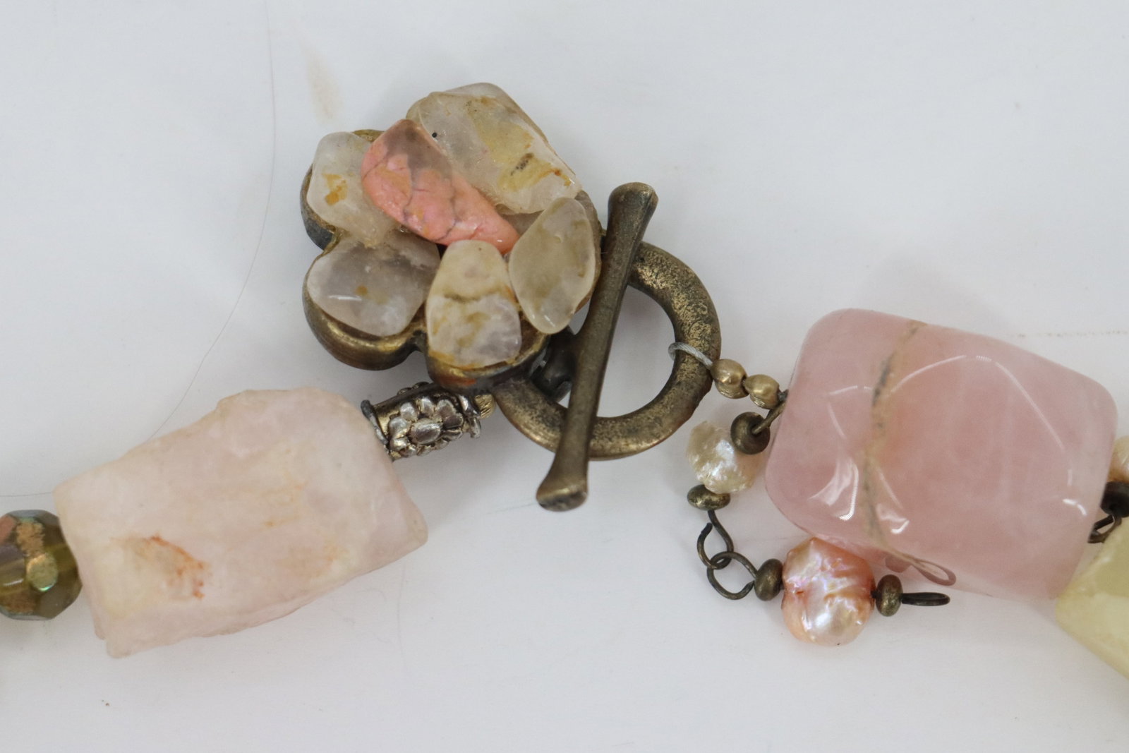 (3) Hardstone Necklaces - 14