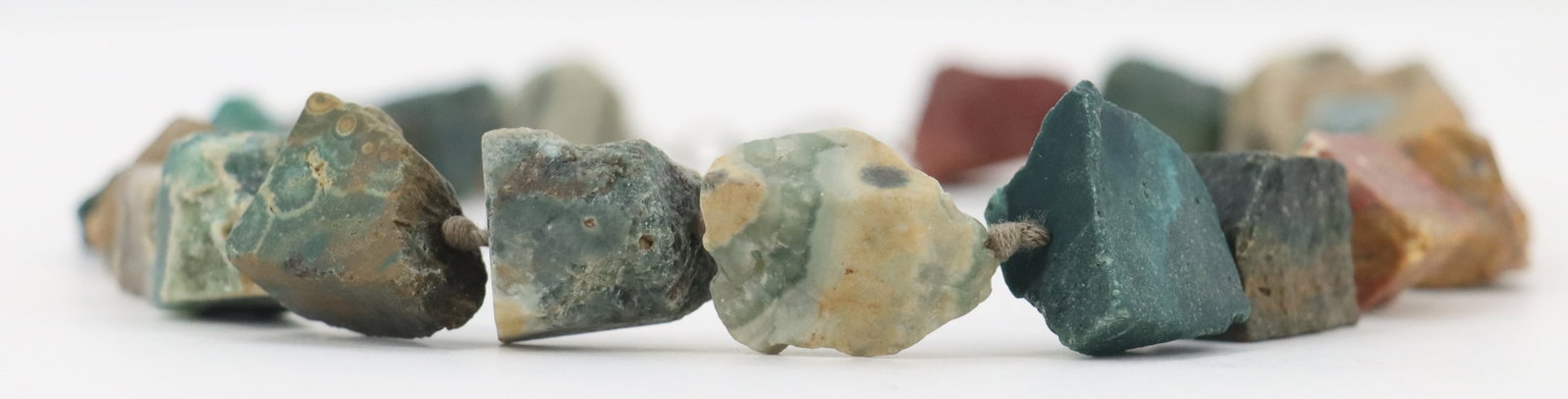 (3) Hardstone Necklaces - 4
