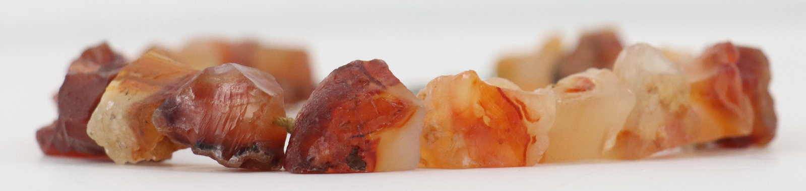 (3) Hardstone Necklaces - 8
