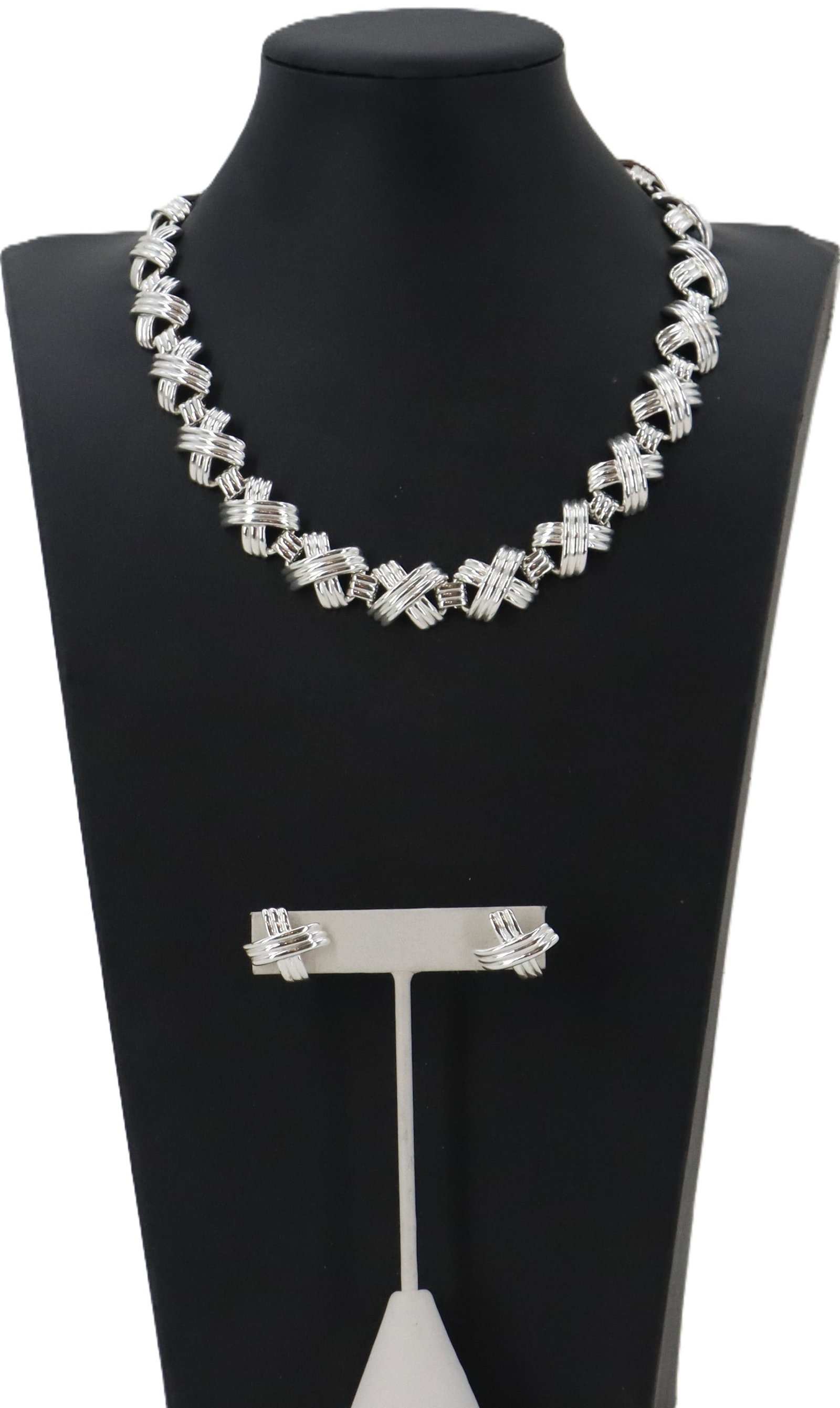 (2) Vintage Napier Costume Jewelry - Necklace, Earrings (1 of 14)