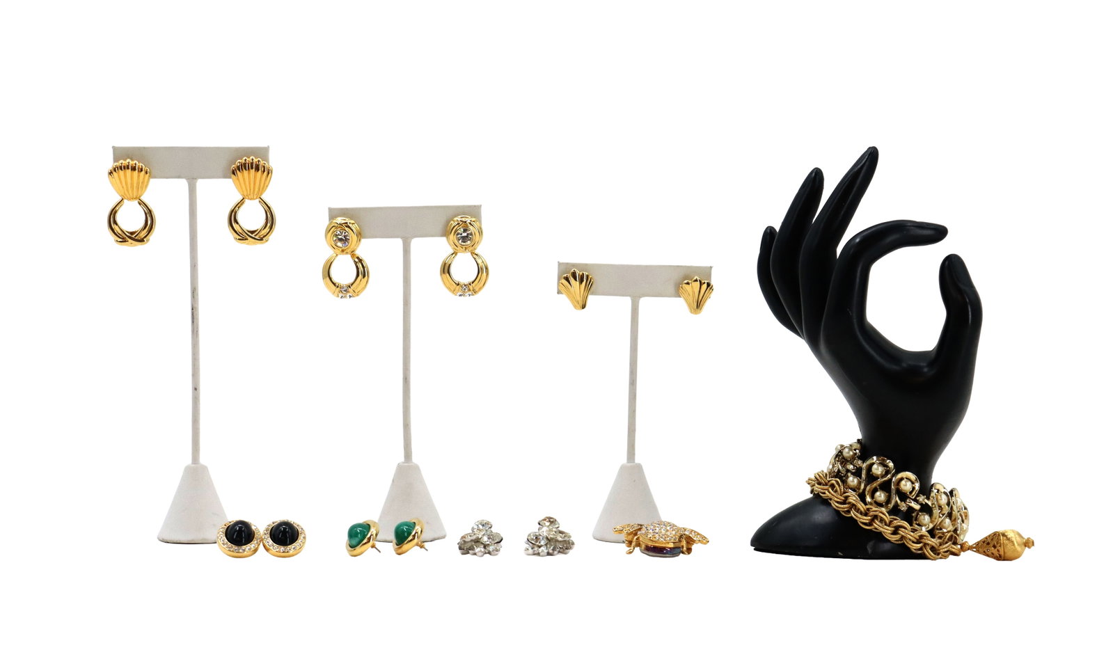 (15) Pieces Gold and Silver Toned Costume Jewelry (1 of 17)