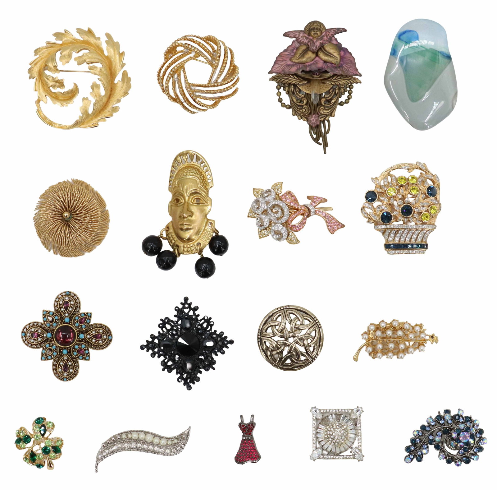 (17) Costume Brooches (1 of 12)