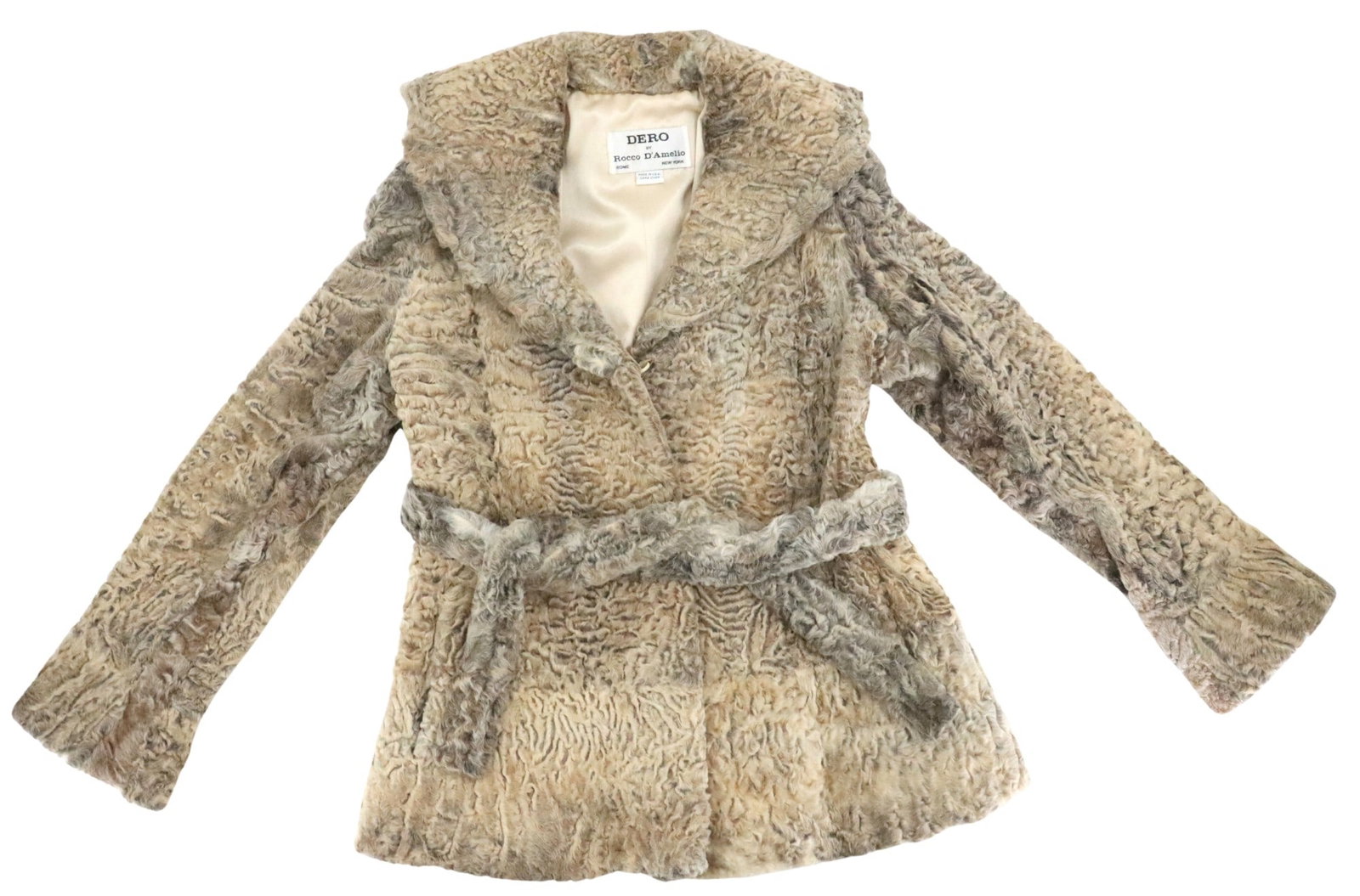 Vintage DERO by Rocco D'Amelio Leather and Rabbit Fur Jacket (1 of 13)