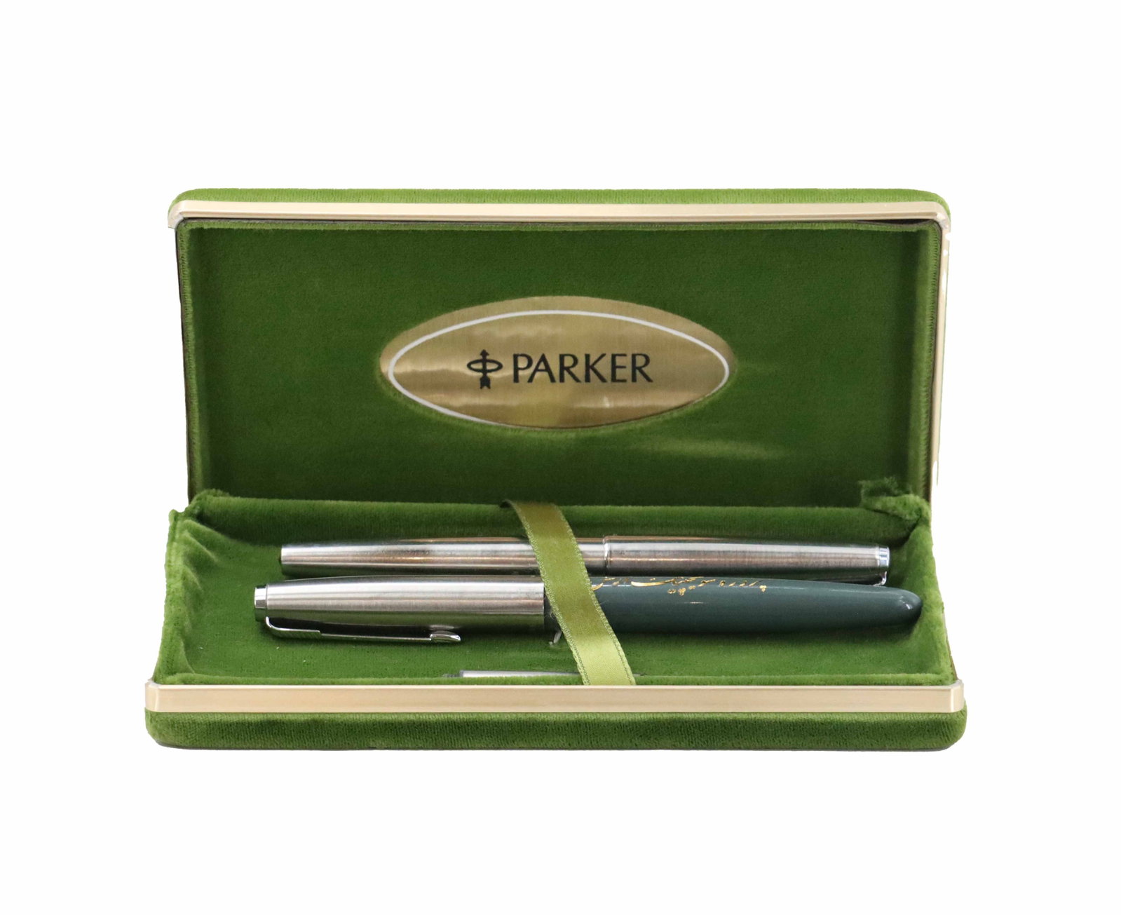 Vintage Parker Fountain Pen and Matched Pencil Set in Original Case (1 of 14)