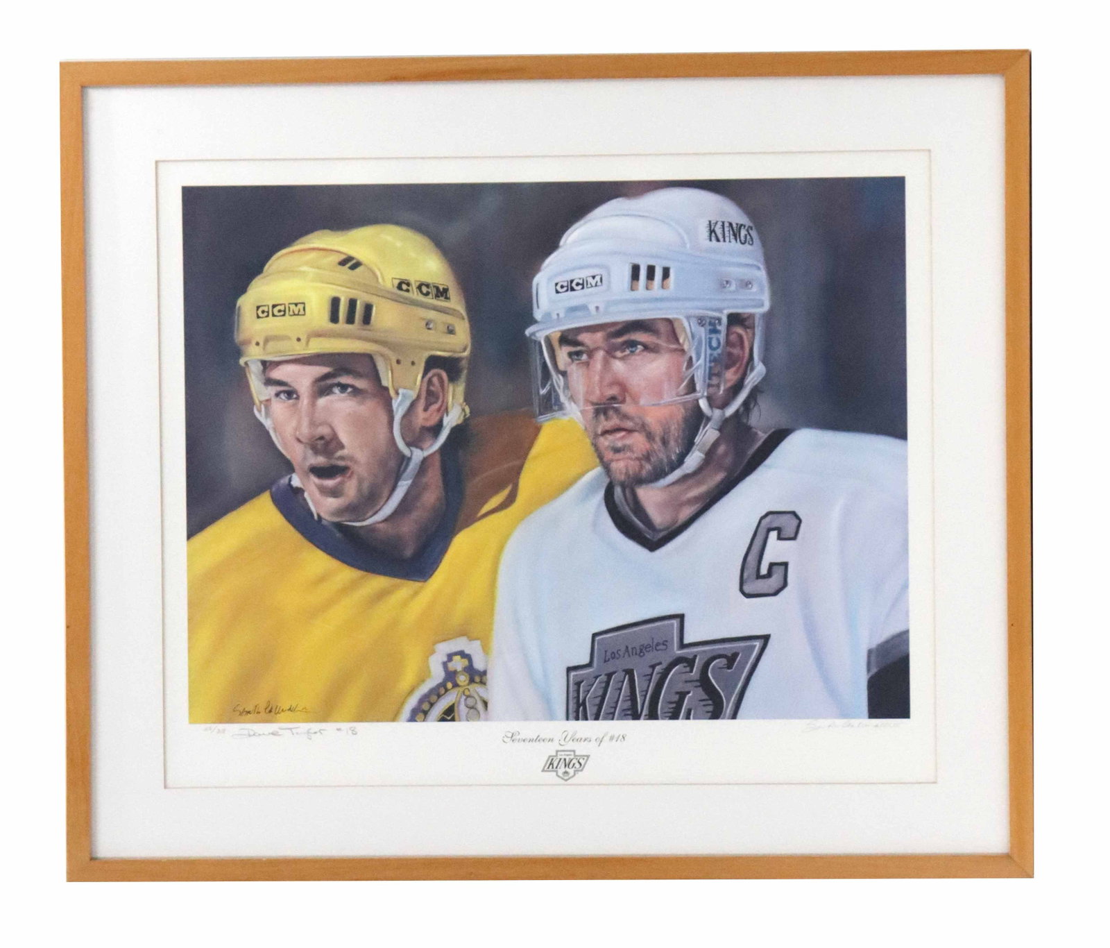 Samantha Wendell (20th Century) American, Signed Limited Edition Lithograph Print NFL Dave Taylor (1 of 11)